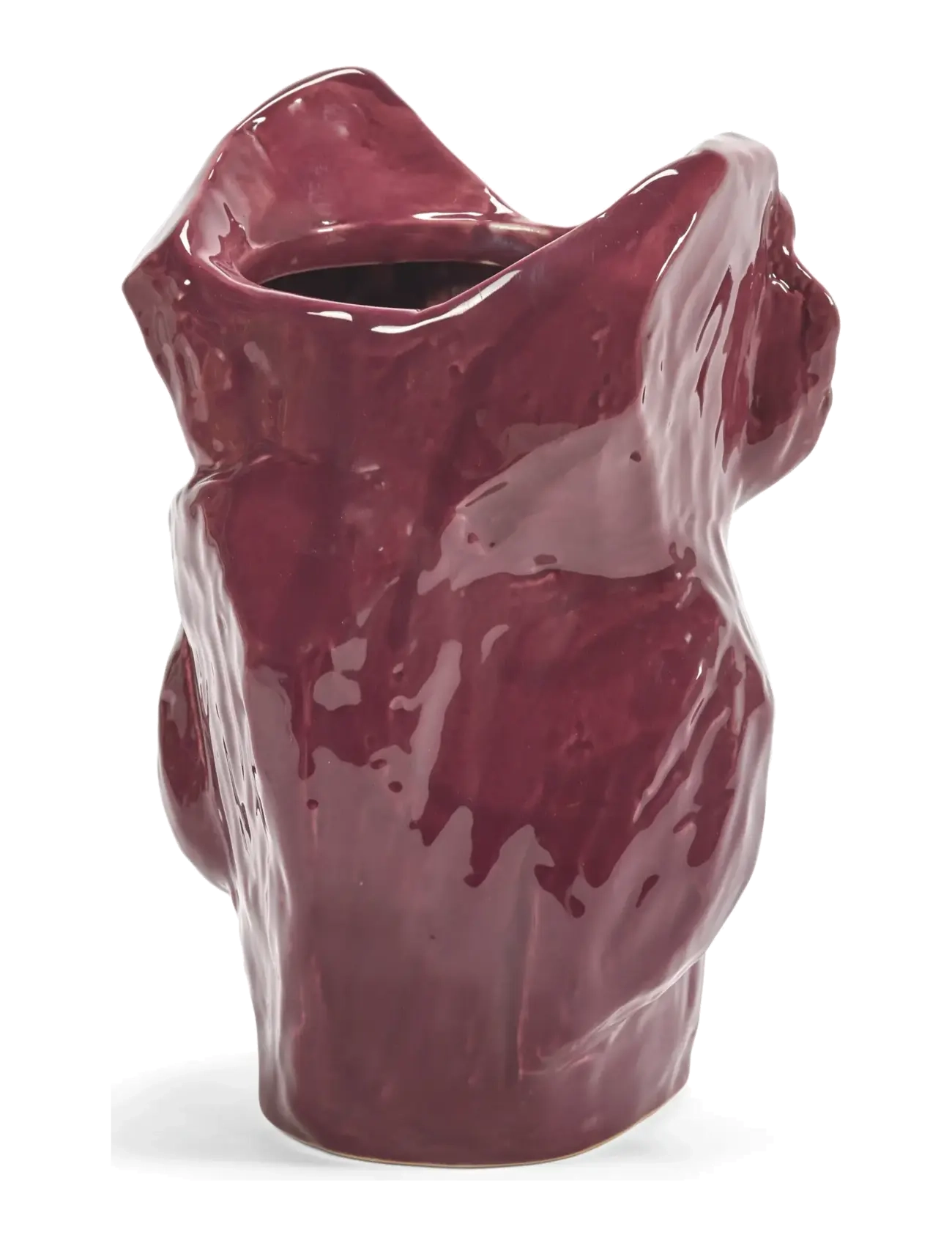 Serax - Owl Vase S Green After Midnight - vasen - aubergine - 2