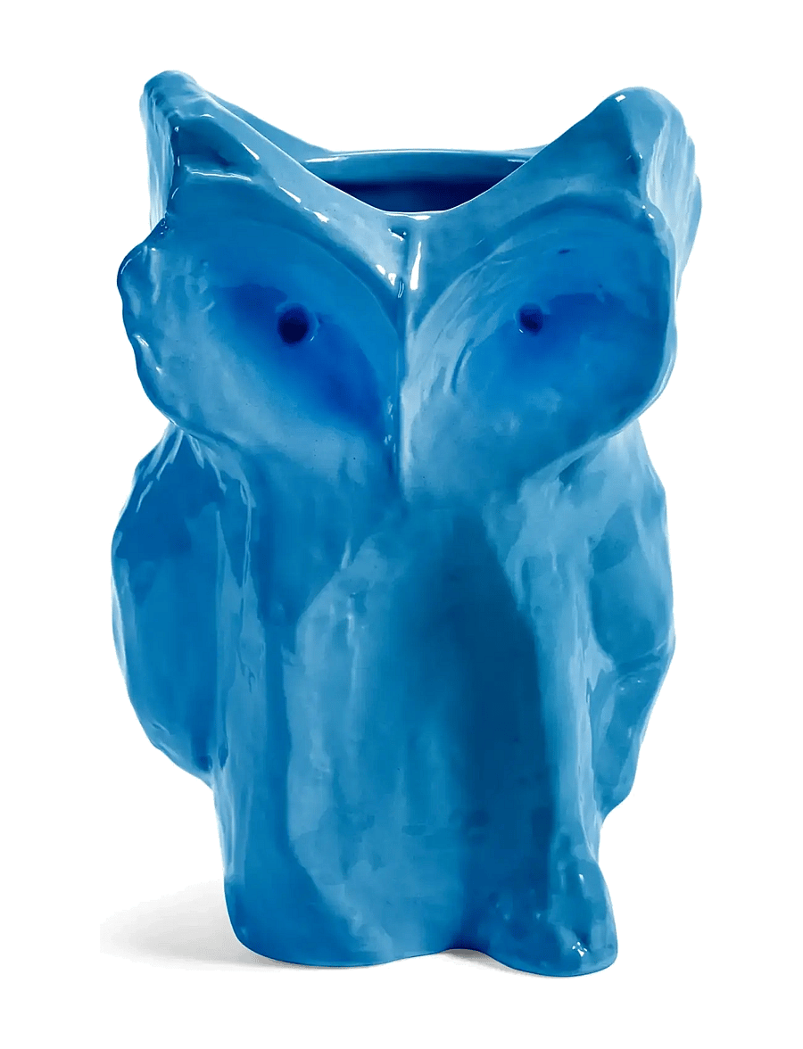 Serax - Owl Vase S Green After Midnight - vaasid - blue - 1