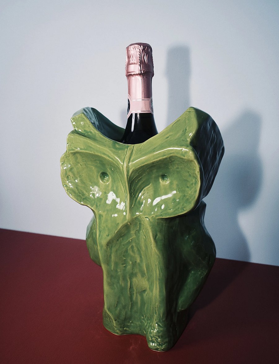 Serax - OWL VASE S GREEN AFTER MIDNIGHT - vaasid - green - 0