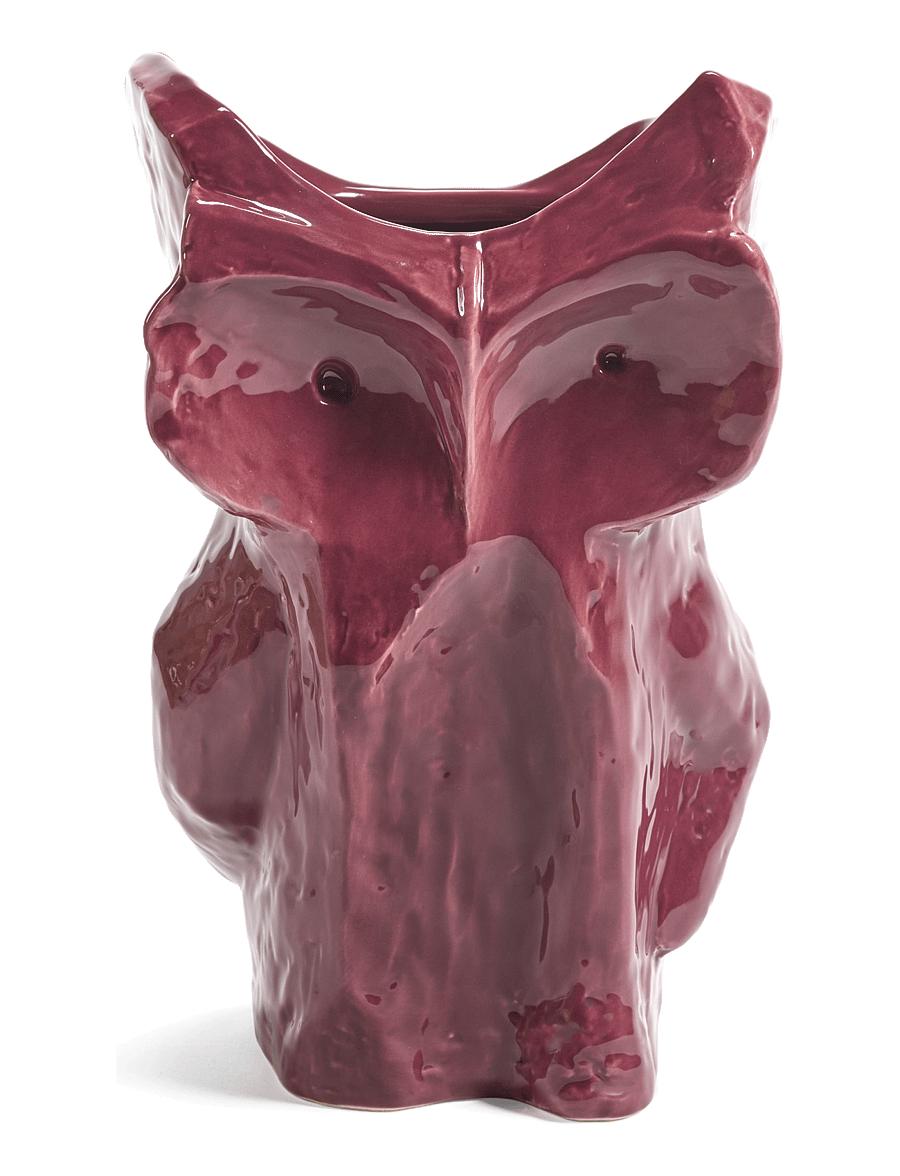 Serax - OWL VASE L AUBERGINE AFTER MIDNIGHT - vaasid - aubergine - 0