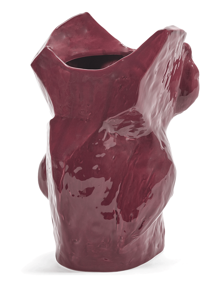 Serax - OWL VASE L AUBERGINE AFTER MIDNIGHT - vaasid - aubergine - 1