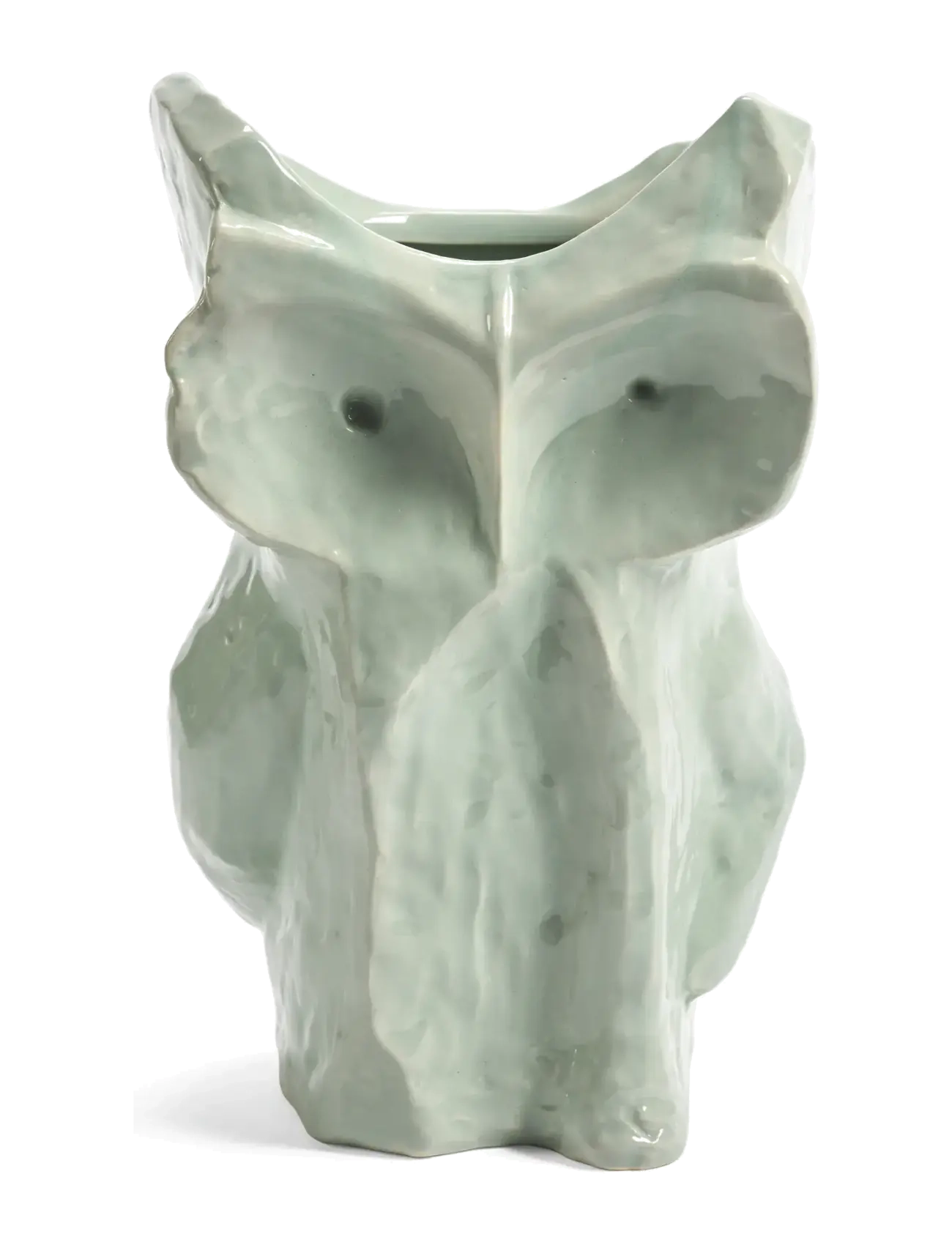 Serax OWL VASE L LIGHT BLUE AFTER MIDNIGHT - Einrichtung - LIGHT BLUE / green