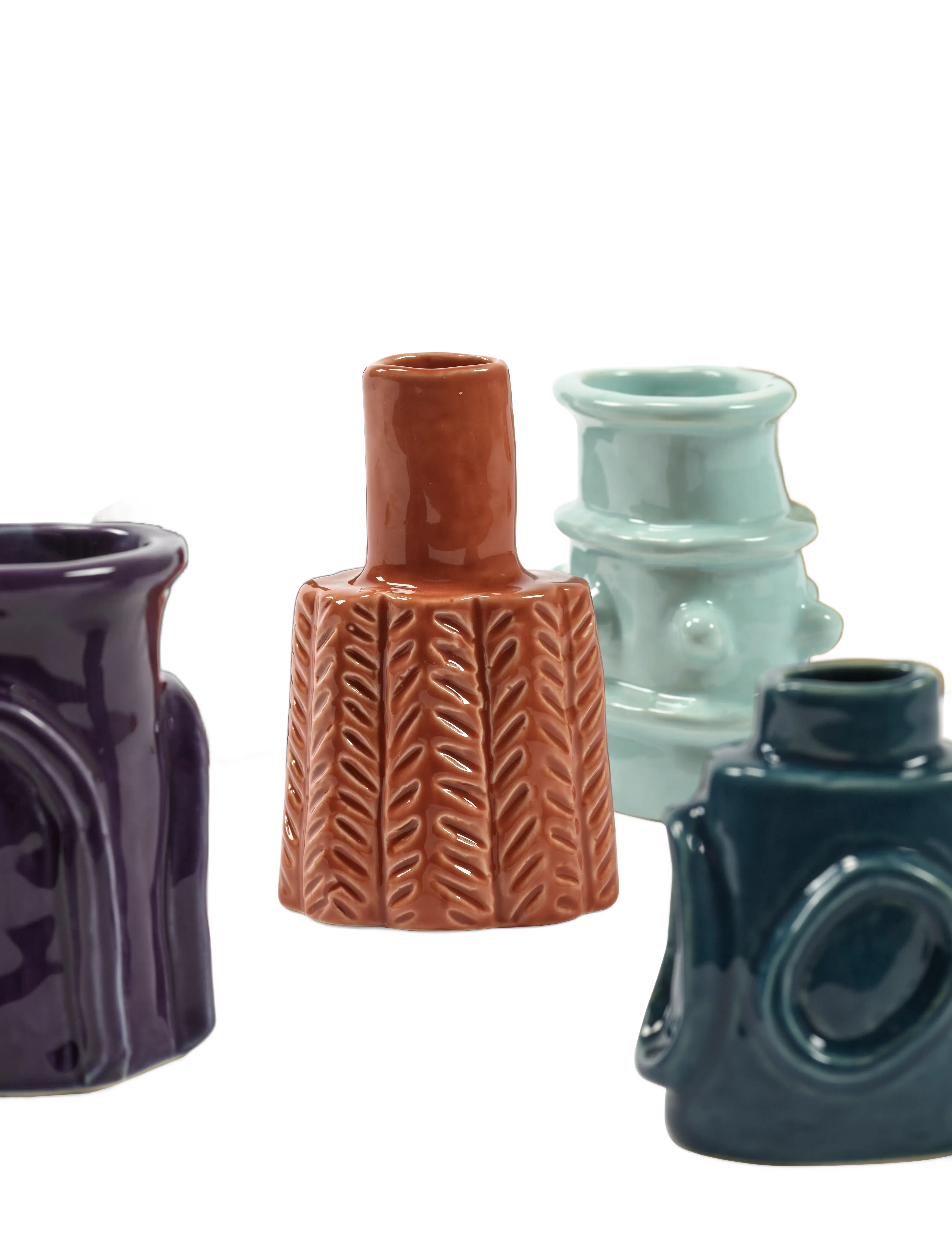 Serax - VASE GLAZED MOLLY SET/6 - vases - mix - 2