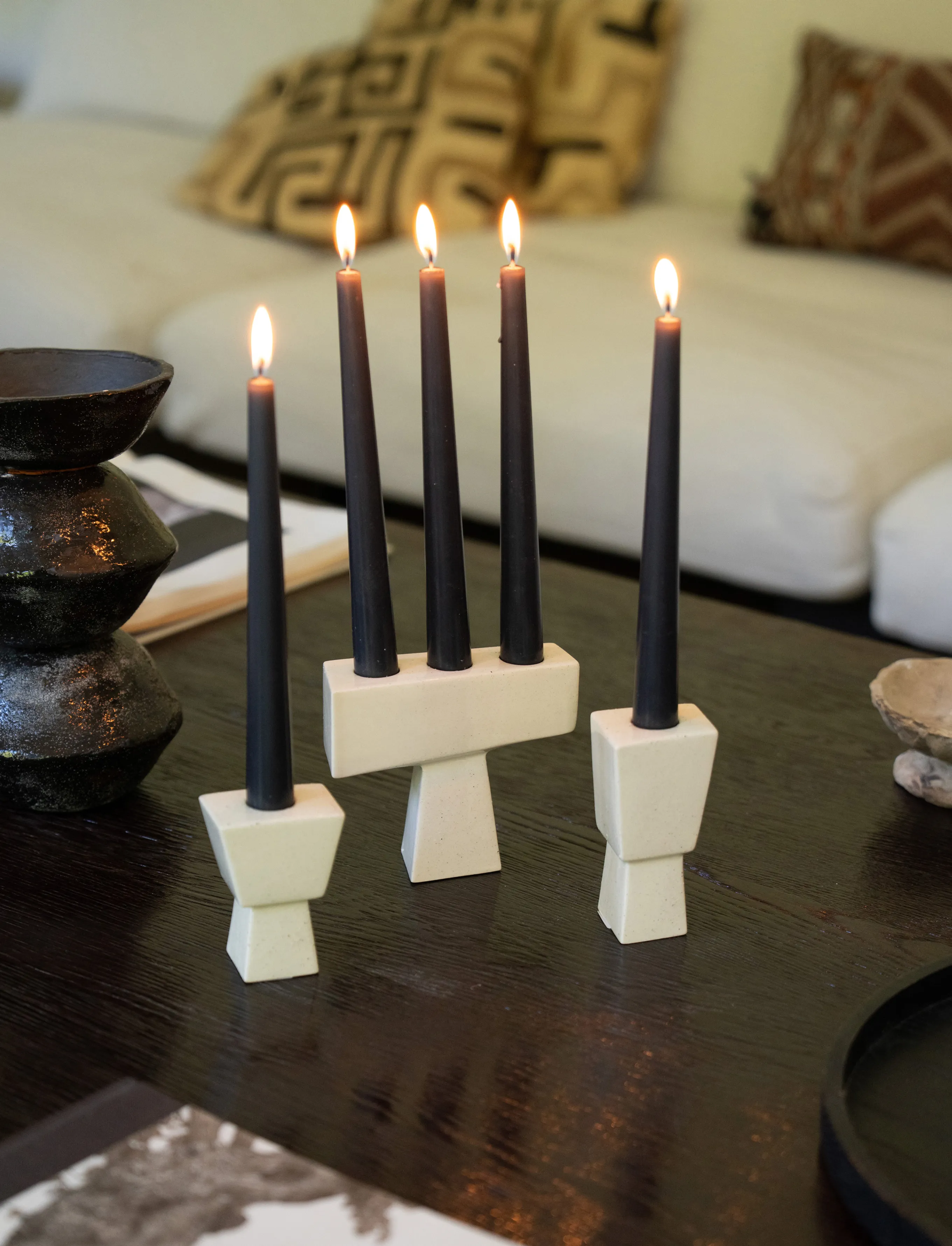 Serax Candle Holder 06 Beige Molly, One Size, Beige, Candle & Tealight Holders > Candle Holders, Unisex