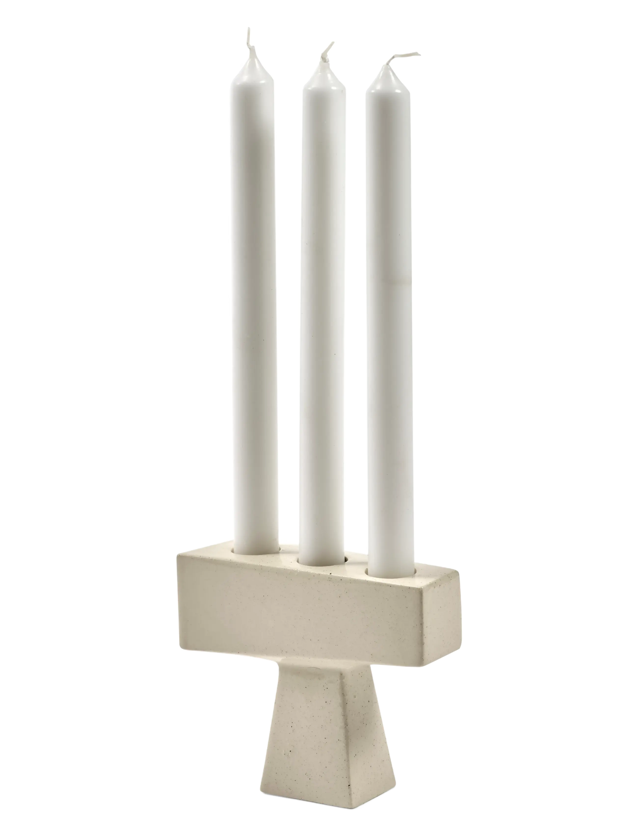 Serax - CANDLE HOLDER 06 BEIGE MOLLY - candlesticks - beige - 3