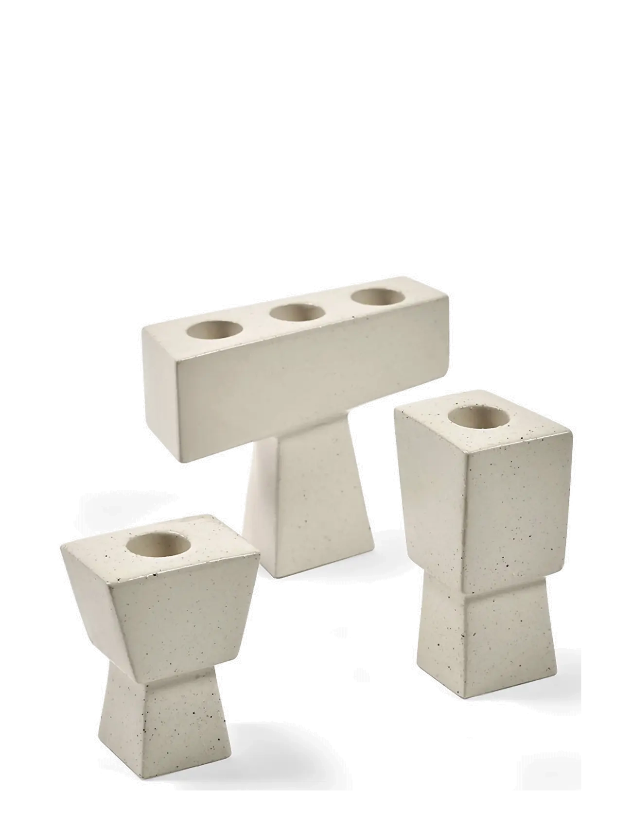 Serax - CANDLE HOLDER 06 BEIGE MOLLY - candlesticks - beige - 4