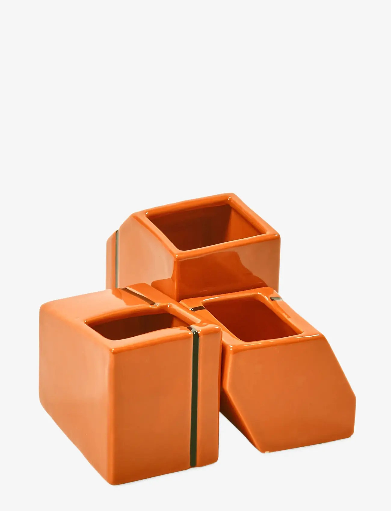 Serax - VASE MINI BLUE SILOS SET/3 - vaser - orange - 1