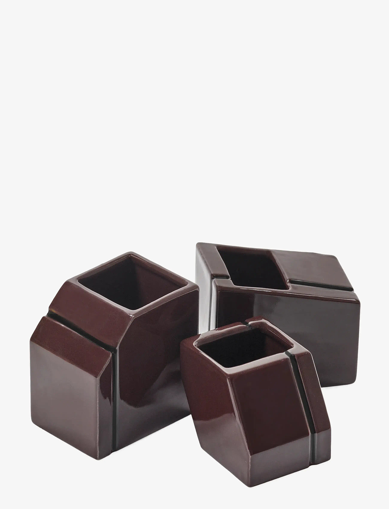 Serax - VASE MINI ORANGE SILOS SET/3 - vasen - red - 2