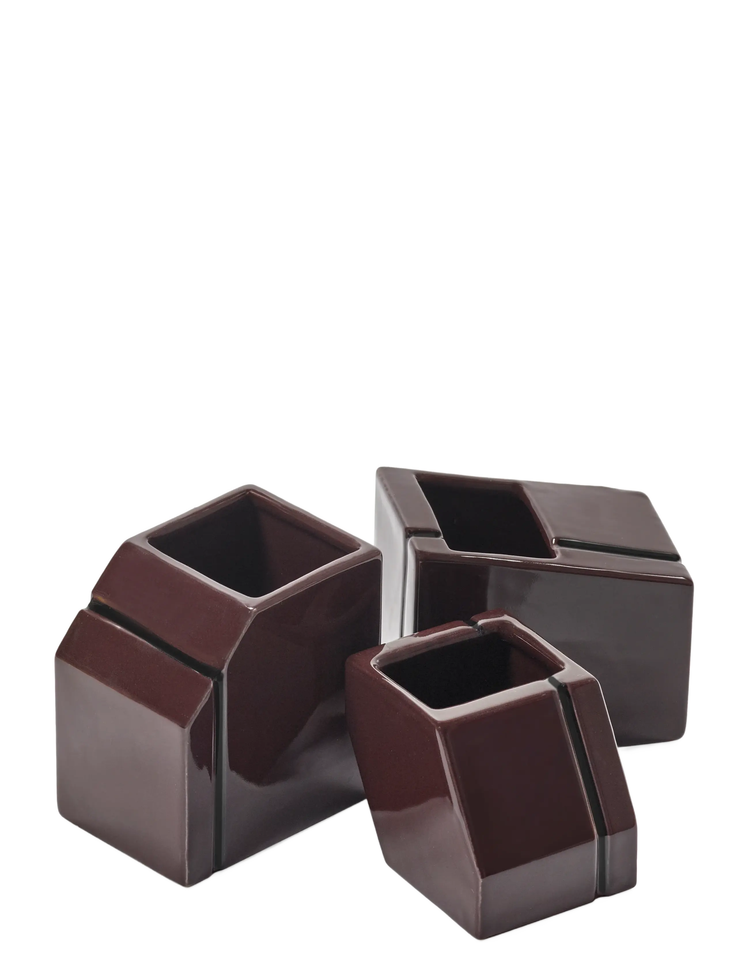 Serax - VASE MINI ORANGE SILOS SET/3 - vazen - red - 2