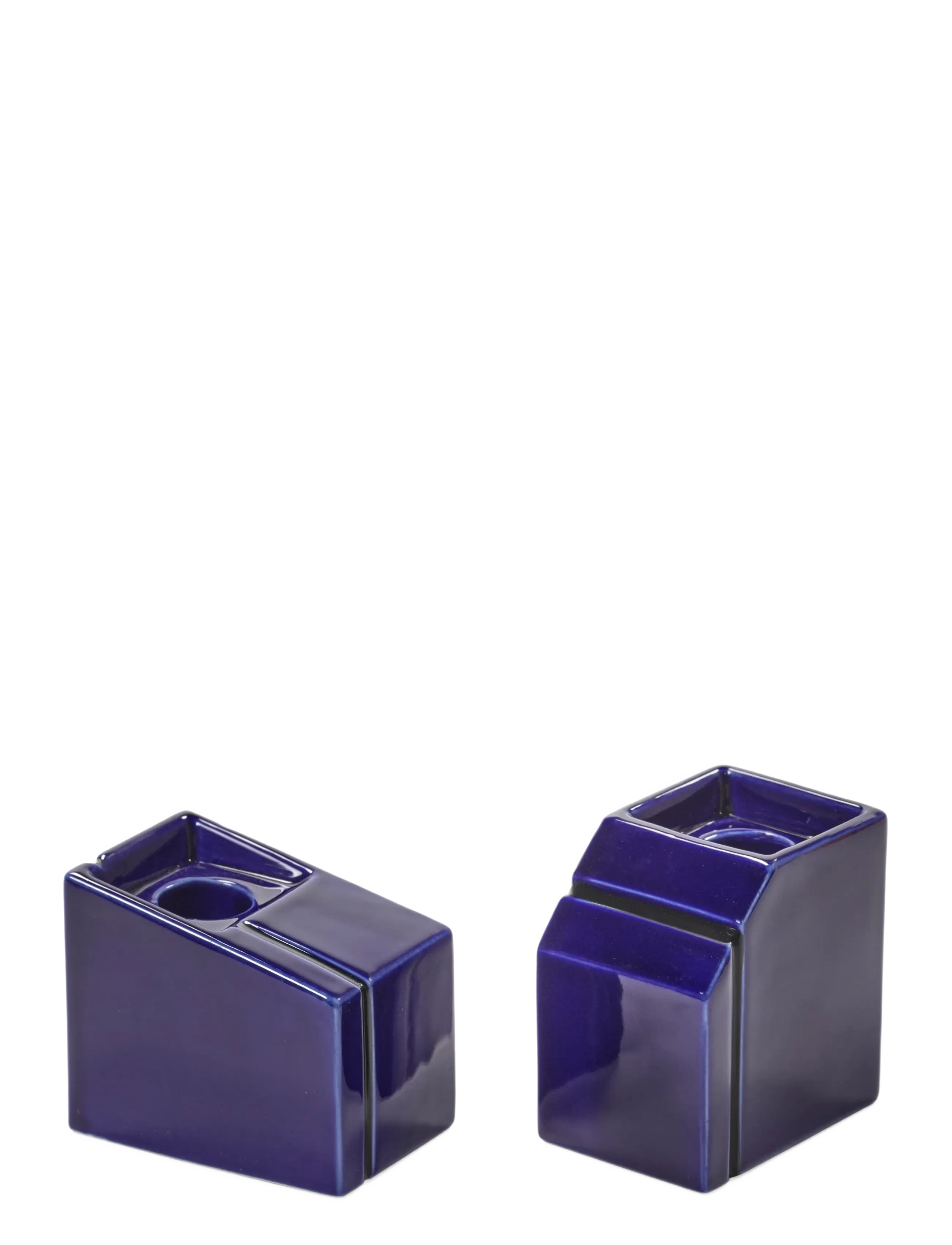 Serax CANDLE HOLDER BURGUNDY SILOS SET/2 - Interior - BLUE / blue