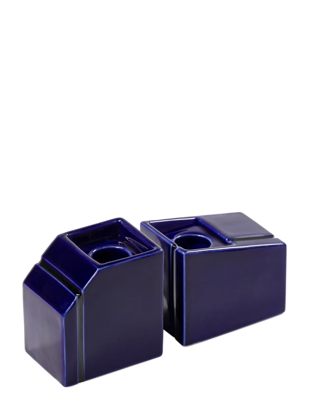 Serax - CANDLE HOLDER WHITE SILOS SET/2 - kynttilänjalat - blue - 2