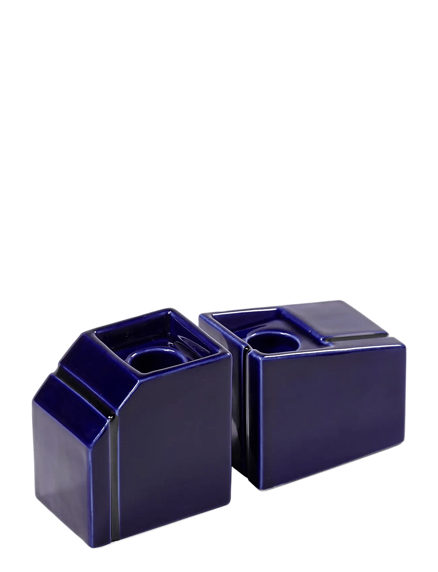 Serax - CANDLE HOLDER WHITE SILOS SET/2 - svečturi - blue - 2