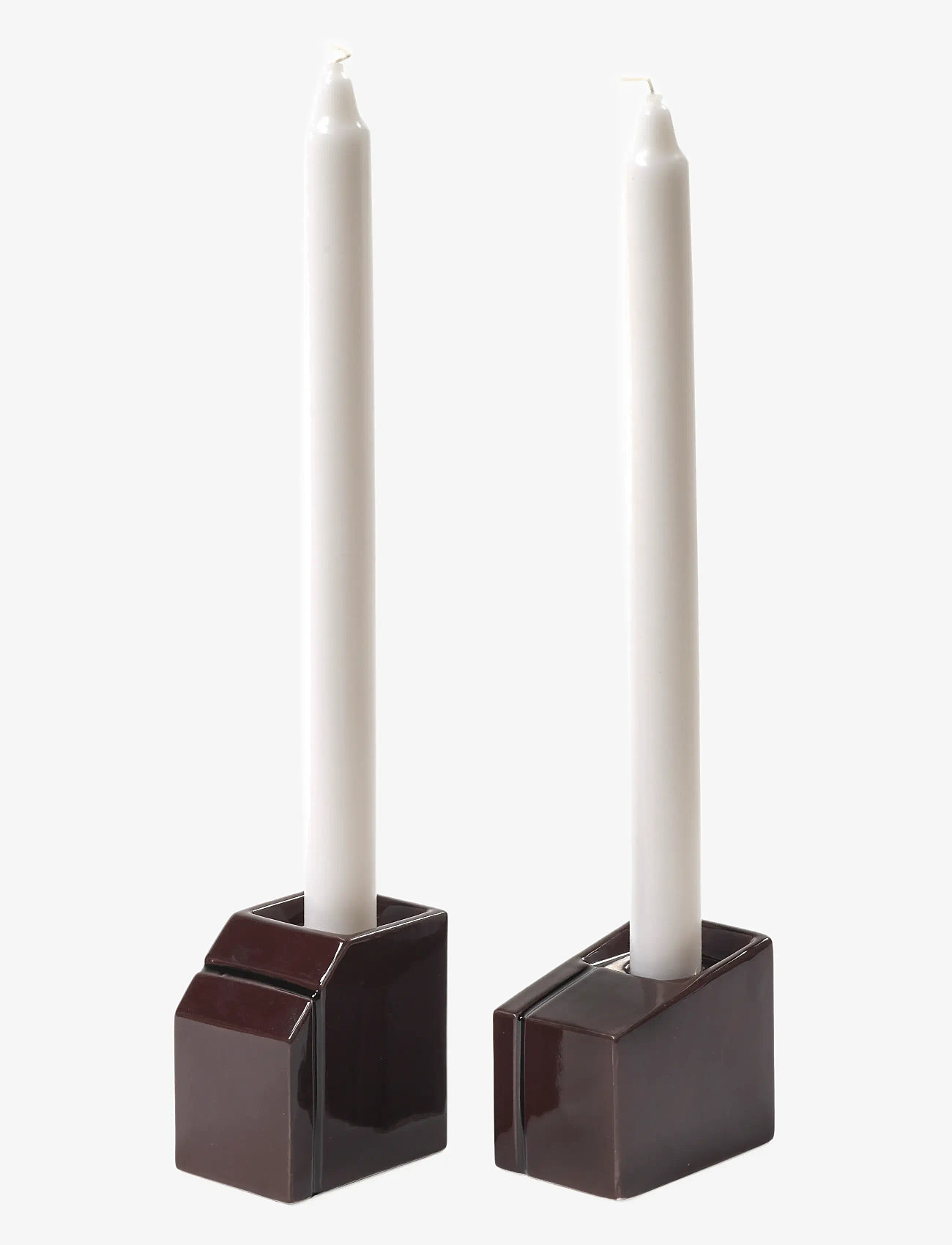 Serax - CANDLE HOLDER BURGUNDY SILOS SET/2 - køb efter pris - red - 1