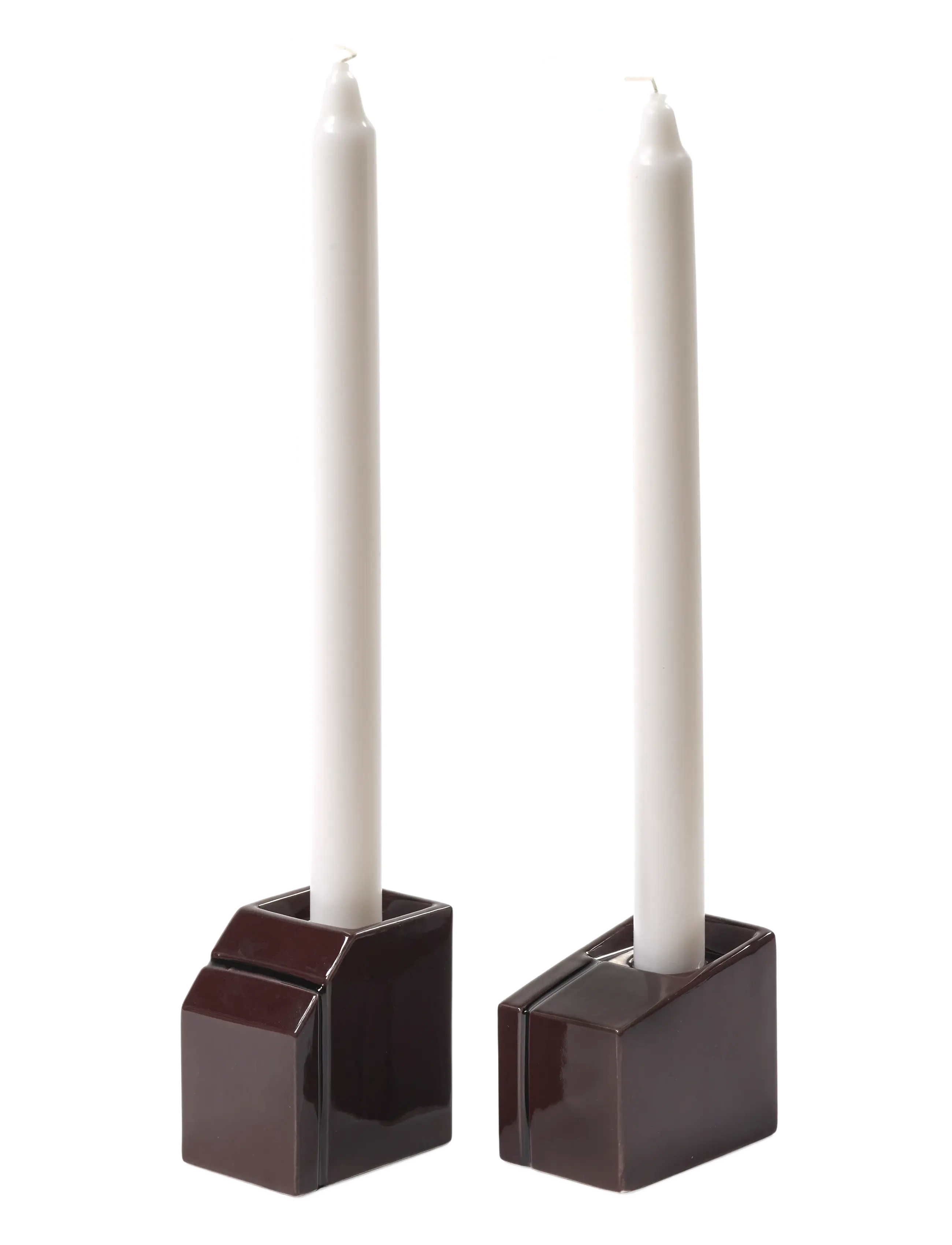Serax - CANDLE HOLDER WHITE SILOS SET/2 - lysestaker - red - 2