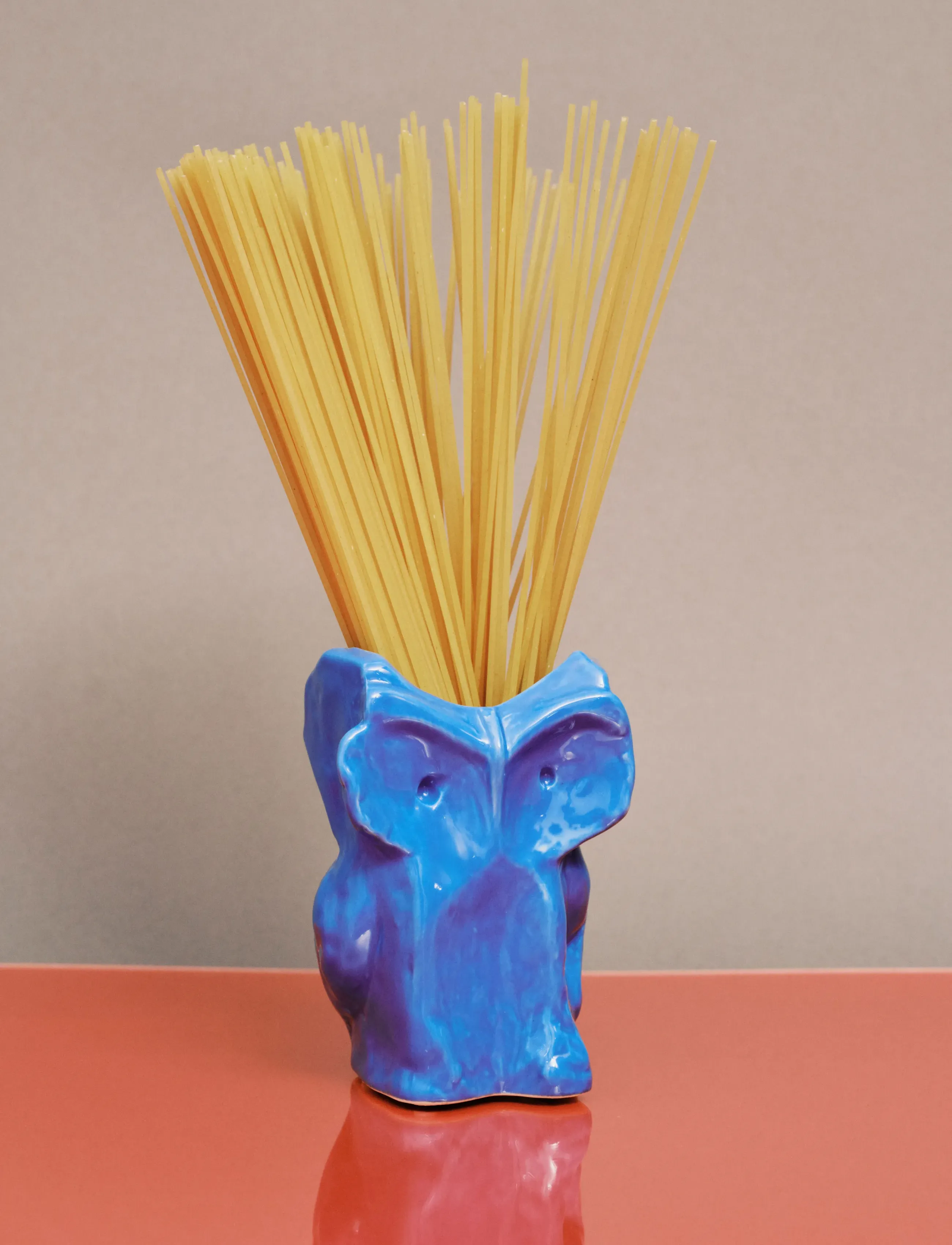 Serax Owl Vase Xs Aubergine After Midnight, One Size, Blue, Vases > Other Vases, Unisex
