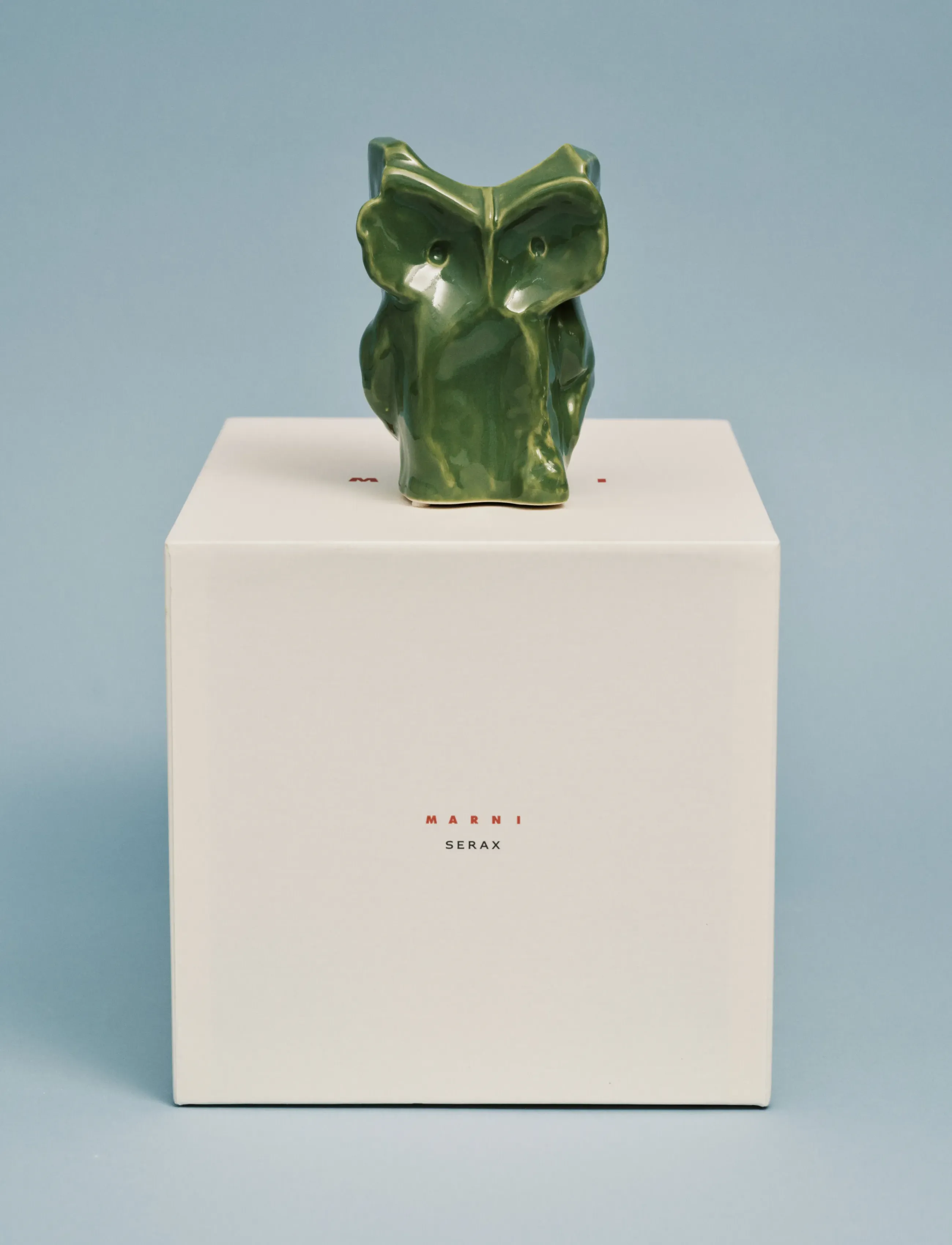 Serax Owl Vase Xs Aubergine After Midnight, One Size, Green, Vases > Other Vases, Unisex
