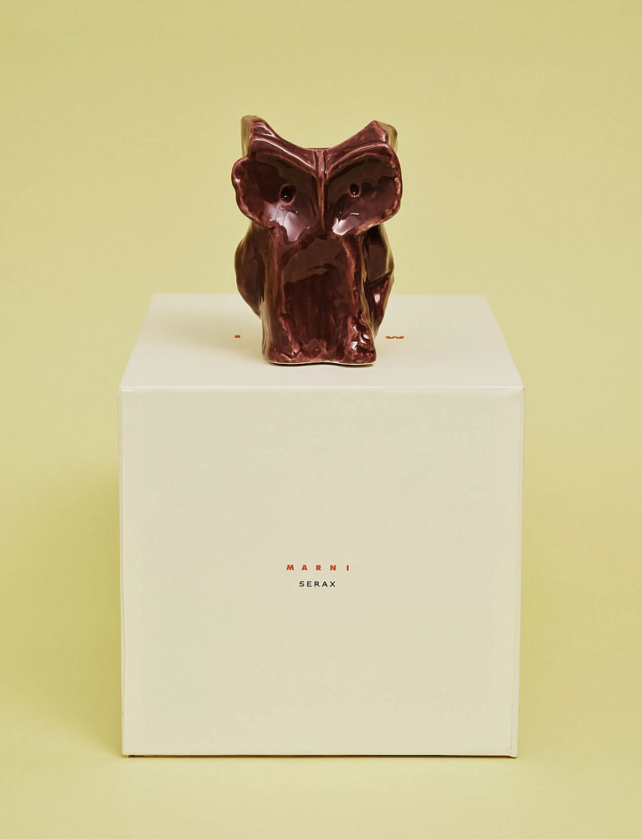 Serax - OWL VASE XS GREEN AFTER MIDNIGHT - vasen - purple - 0