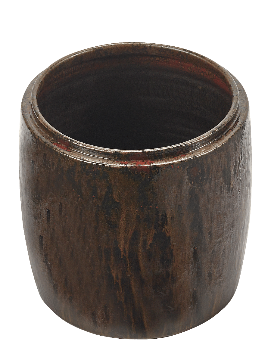 Serax - FLOWER POT XS MYSTIQUE DARK BROWN - puķu podi - brown - 2