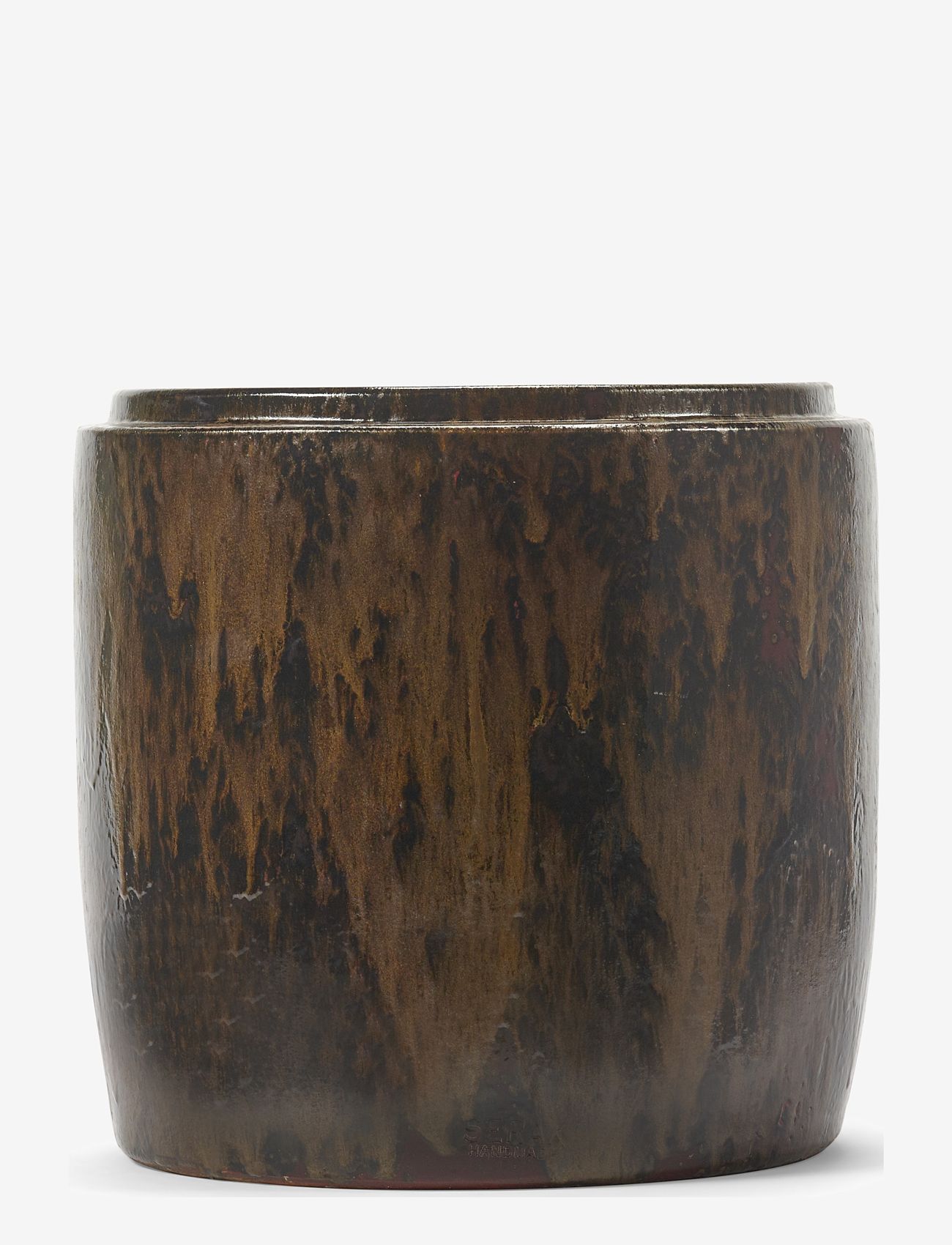 Serax - FLOWER POT S MYSTIQUE DARK BROWN - krukor - brown - 1