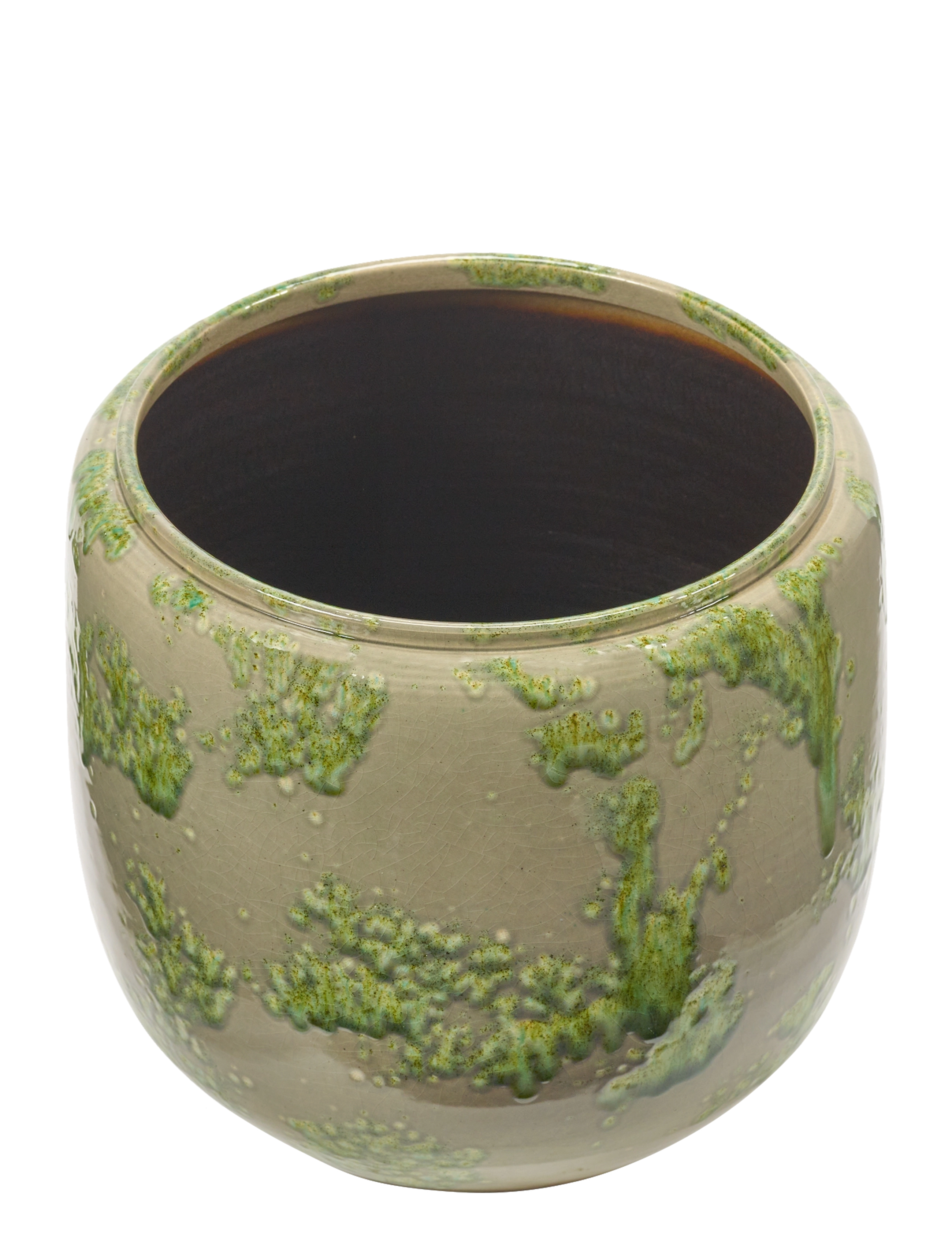 Serax - FLOWER POT M MYSTIQUE GREEN COSTA - blumentöpfe - green - 2