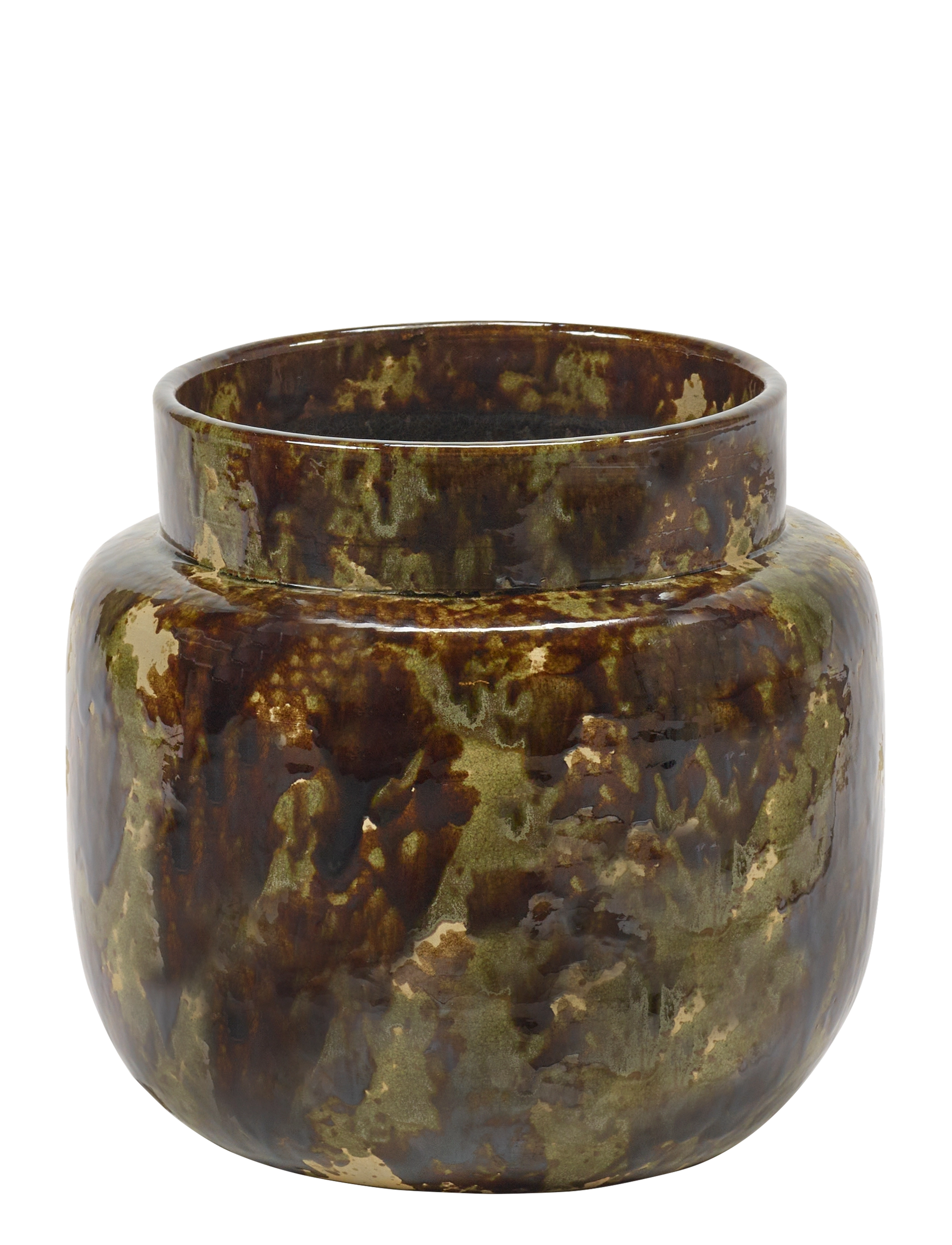 Serax Flower Pot S Mystique Brown, S, Decoration, Khakigrün - Pots, Homeware