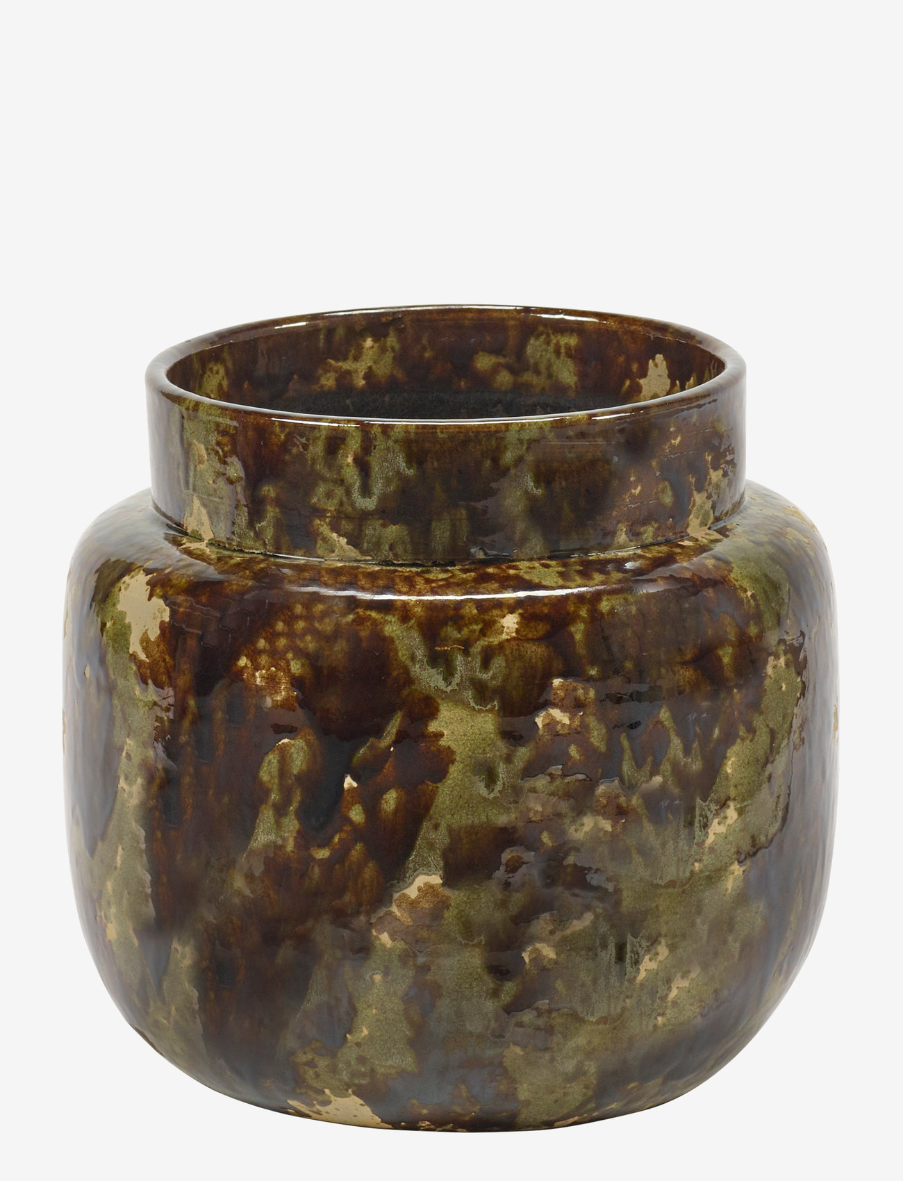 Serax - FLOWER POT S MYSTIQUE BROWN - plant pots - brown - 0