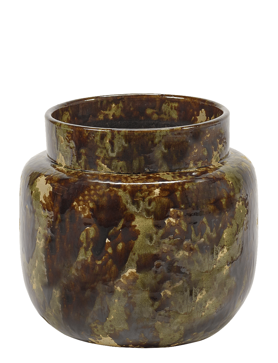 Serax - FLOWER POT S MYSTIQUE BROWN - puķu podi - brown - 0