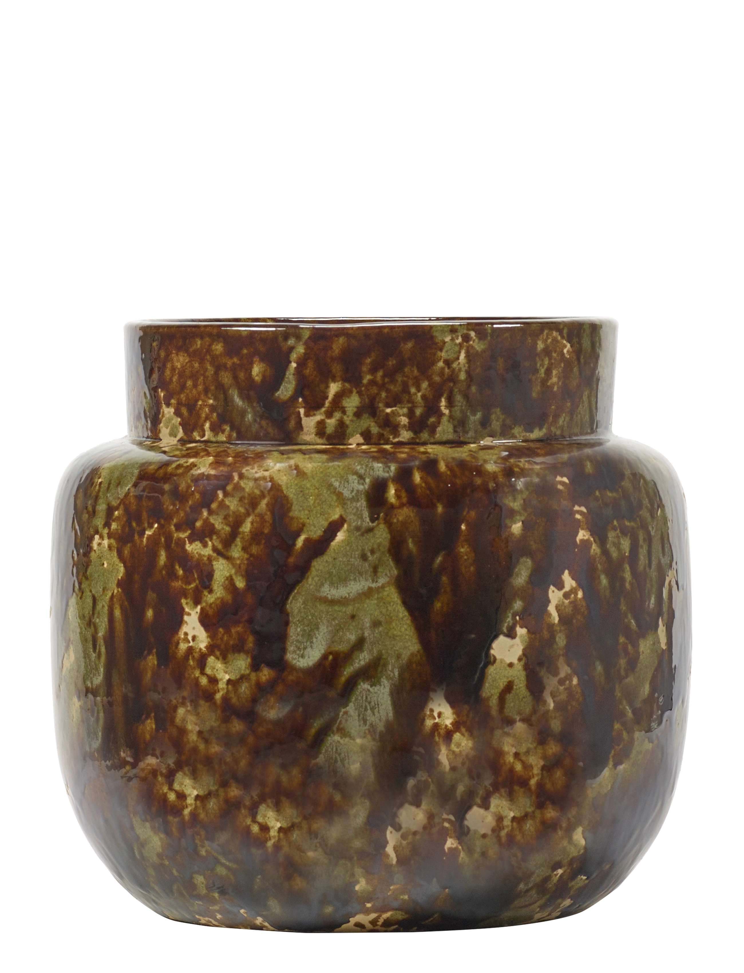 Serax - FLOWER POT S MYSTIQUE BROWN - plant pots - brown - 1