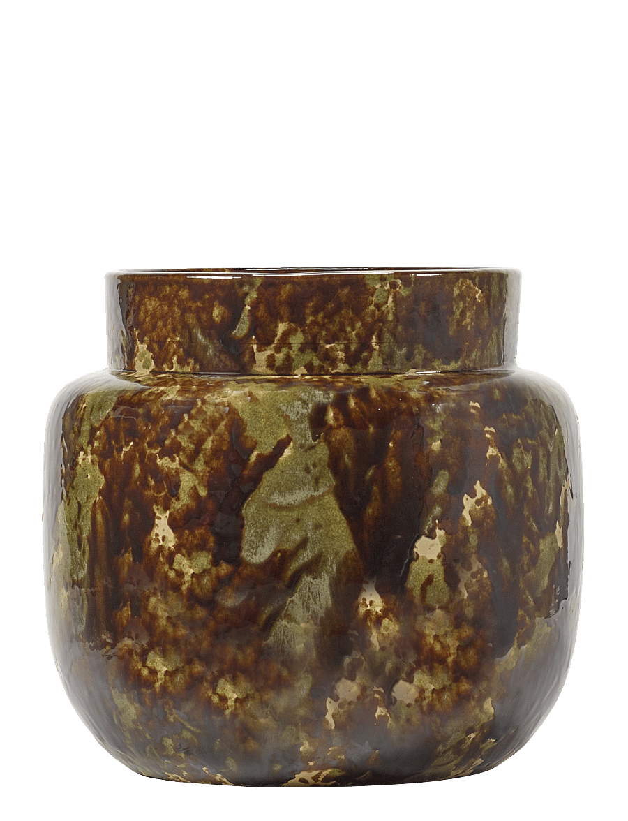 Serax - FLOWER POT S MYSTIQUE BROWN - puķu podi - brown - 1