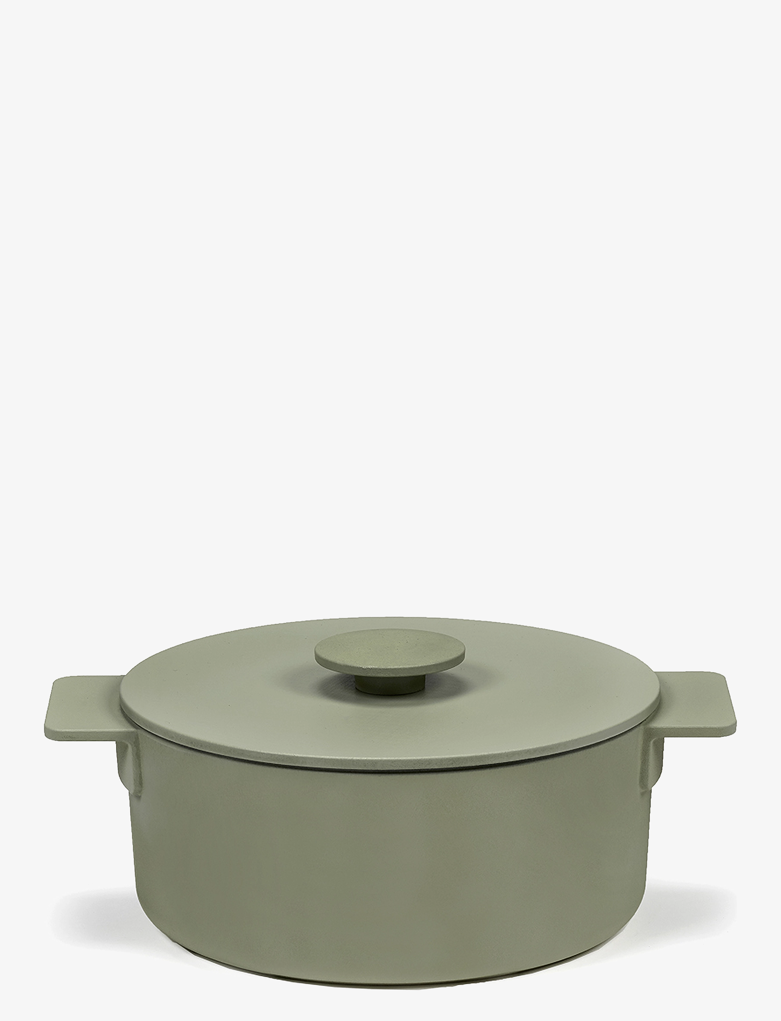 Serax POT ENAMEL CAST IRON D20 SURFACE BY SERGIO HERMAN - 4 for 3 - GREEN / green