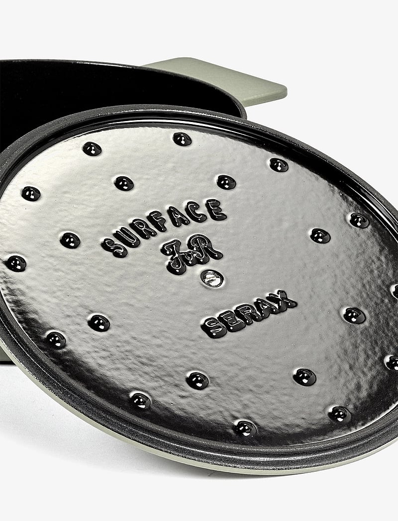 Serax - POT ENAMEL CAST IRON D26 SURFACE BY SERGIO HERMAN - malmist potid - green - 2