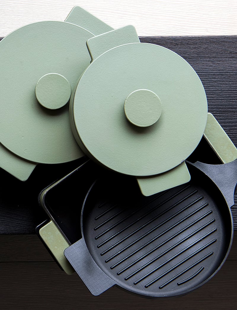 Serax - GRILLPAN ENAMEL CAST IRON SURFACE BY SERGIO HERMAN - bratpfannen - black - 4