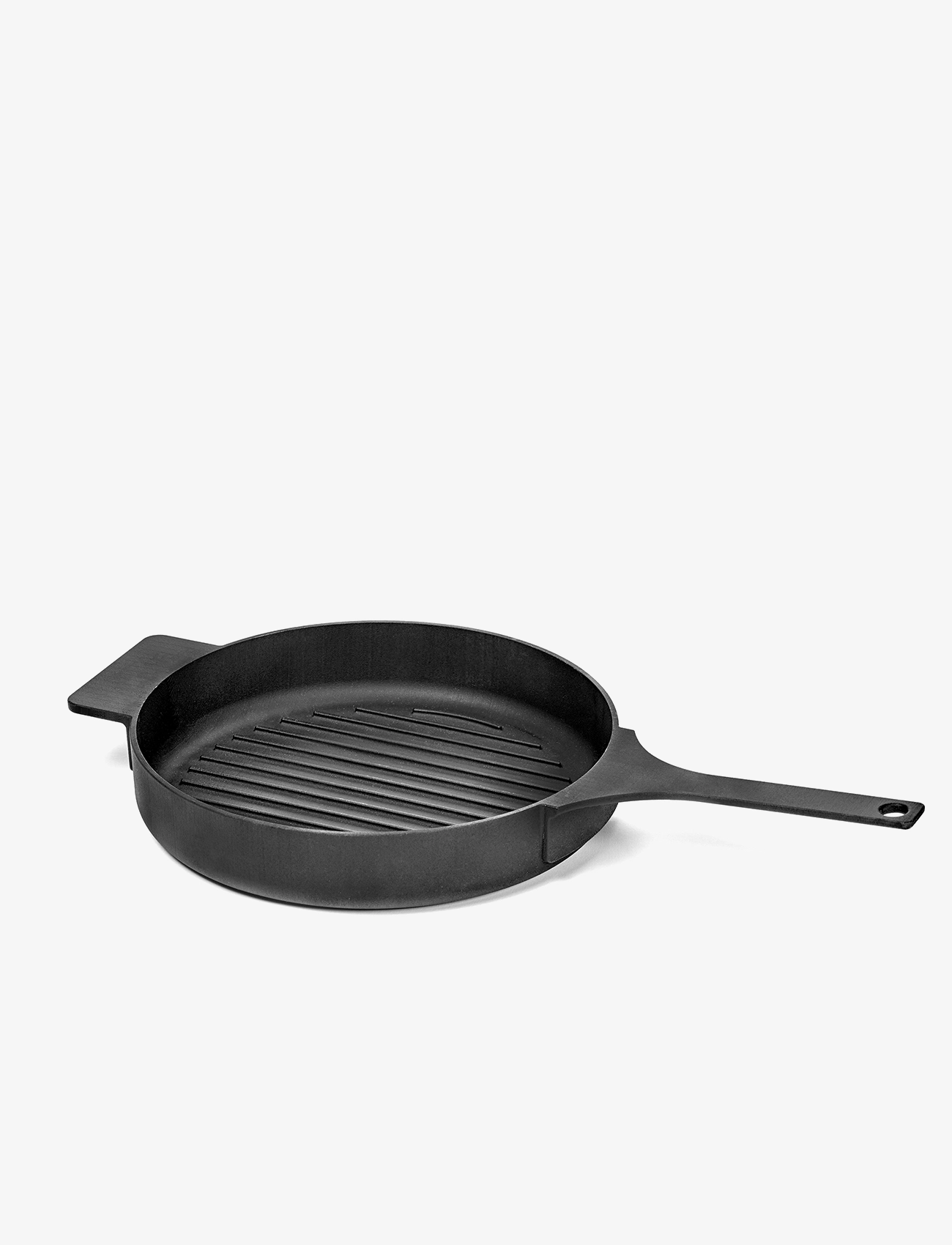 Serax Grillpan Enamel Cast Iron Surface By Sergio Herman, Stegepande, Sort, Str: Ø 26 CM