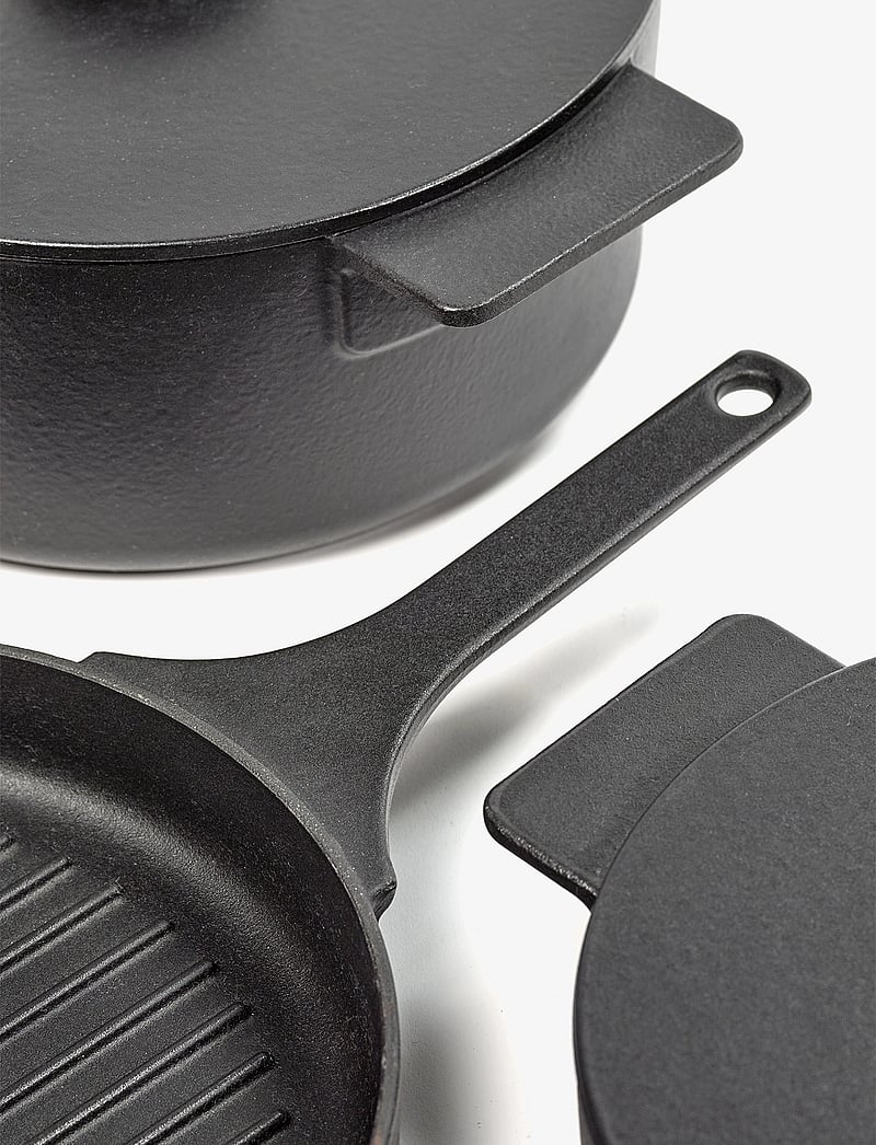 Serax - GRILLPAN ENAMEL CAST IRON SURFACE BY SERGIO HERMAN - bratpfannen - black - 1