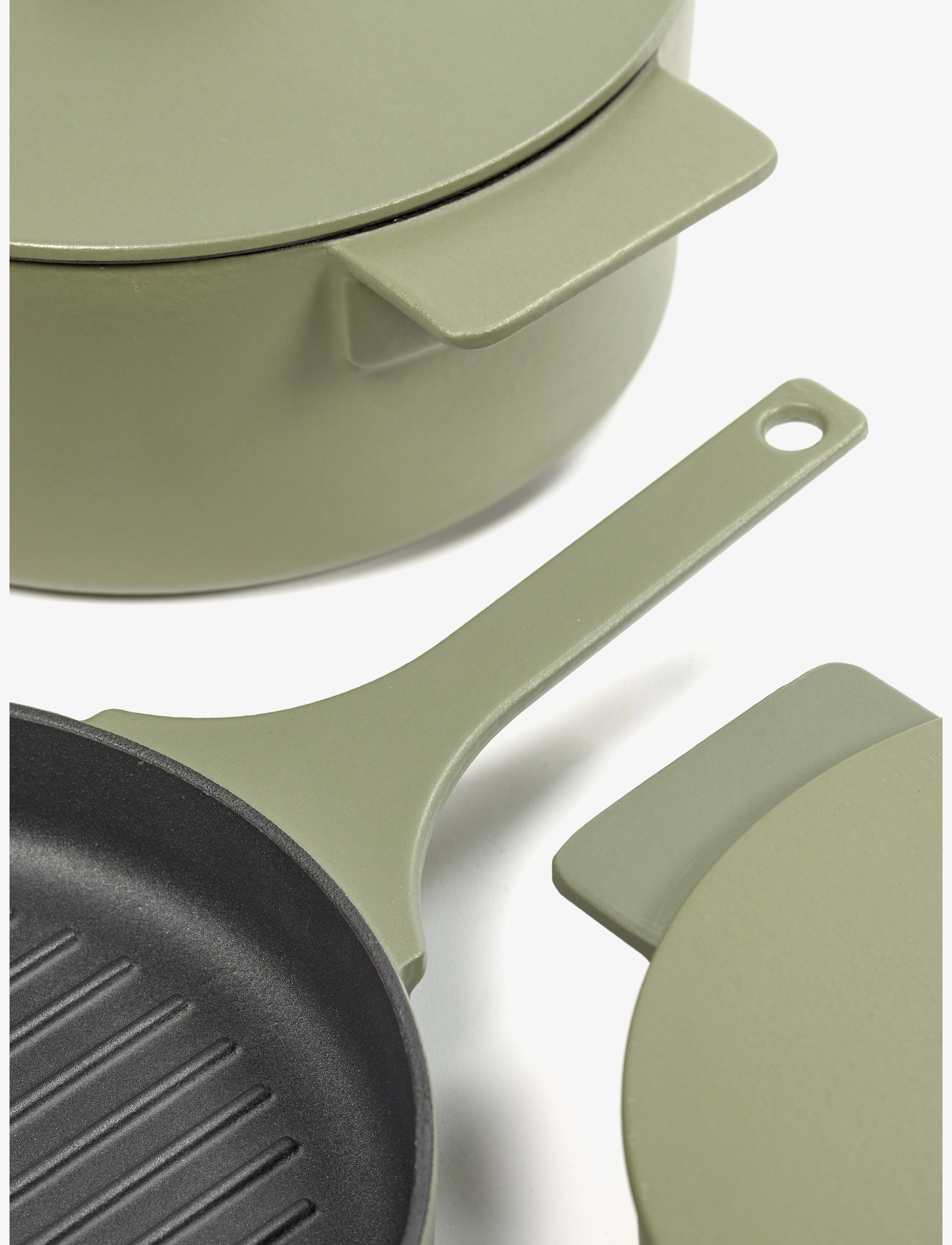 Serax - GRILLPAN ENAMEL CAST IRON SURFACE BY SERGIO HERMAN - paistinpannut - green - 3