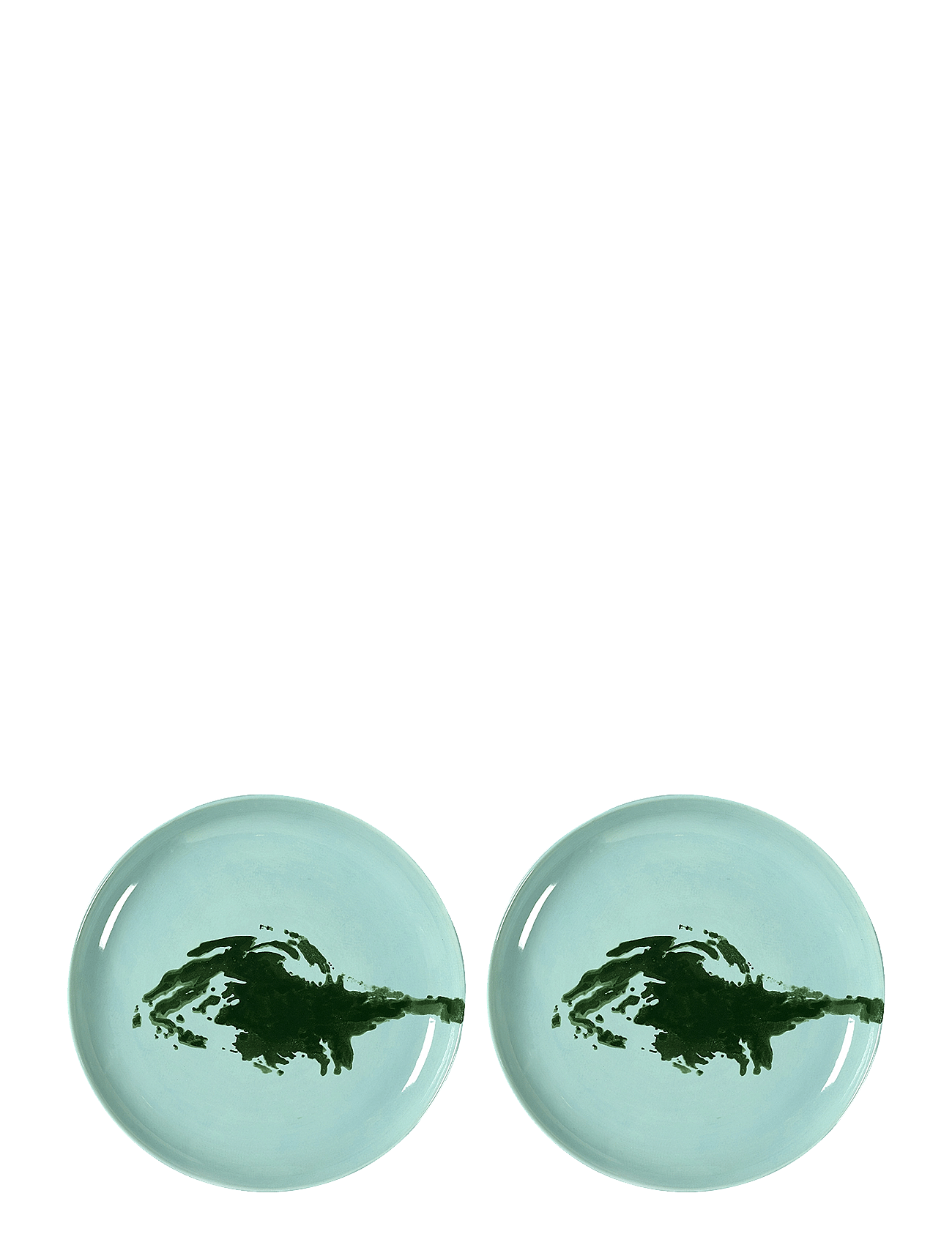 Serax | Plate M Azure Artichoke Green Feast By Ottolenghi Set/2 | Ø 22.5 CM