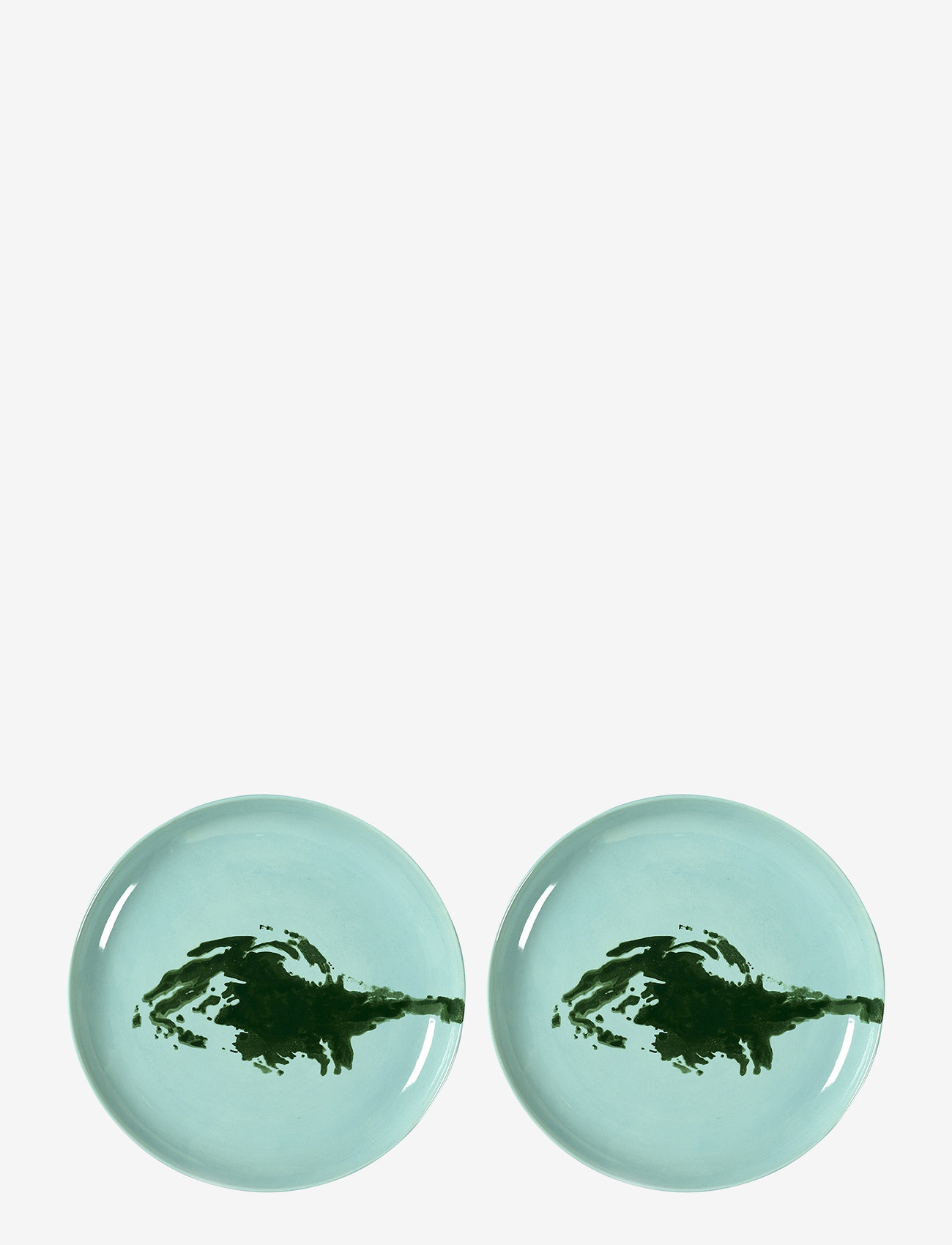 Serax - PLATE M AZURE ARTICHOKE GREEN FEAST BY OTTOLENGHI SET/2 - asietter - blue - 0