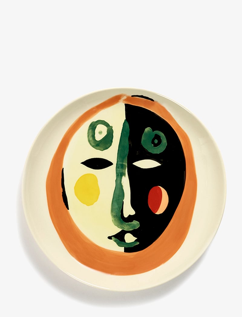 Serax - PLATE M FACE 1 FEAST BY OTTOLENGHI SET/2 - nach preis einkaufen - multi-colored - 2