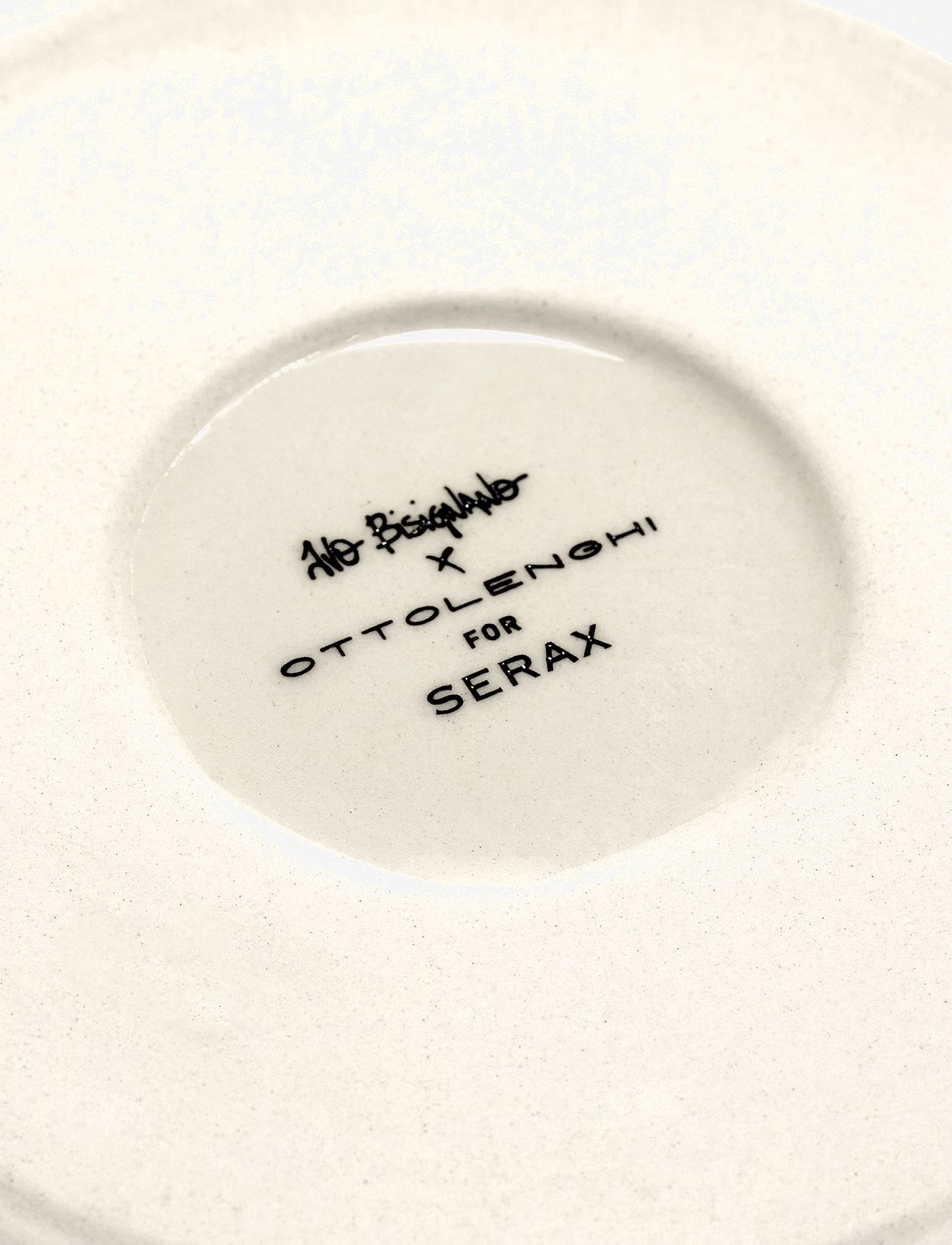 Serax - PLATE L WHITE SWIRL-STRIPES BLUE FEAST BY OTTOLENGHI SET/2 - speiseteller - white - 3