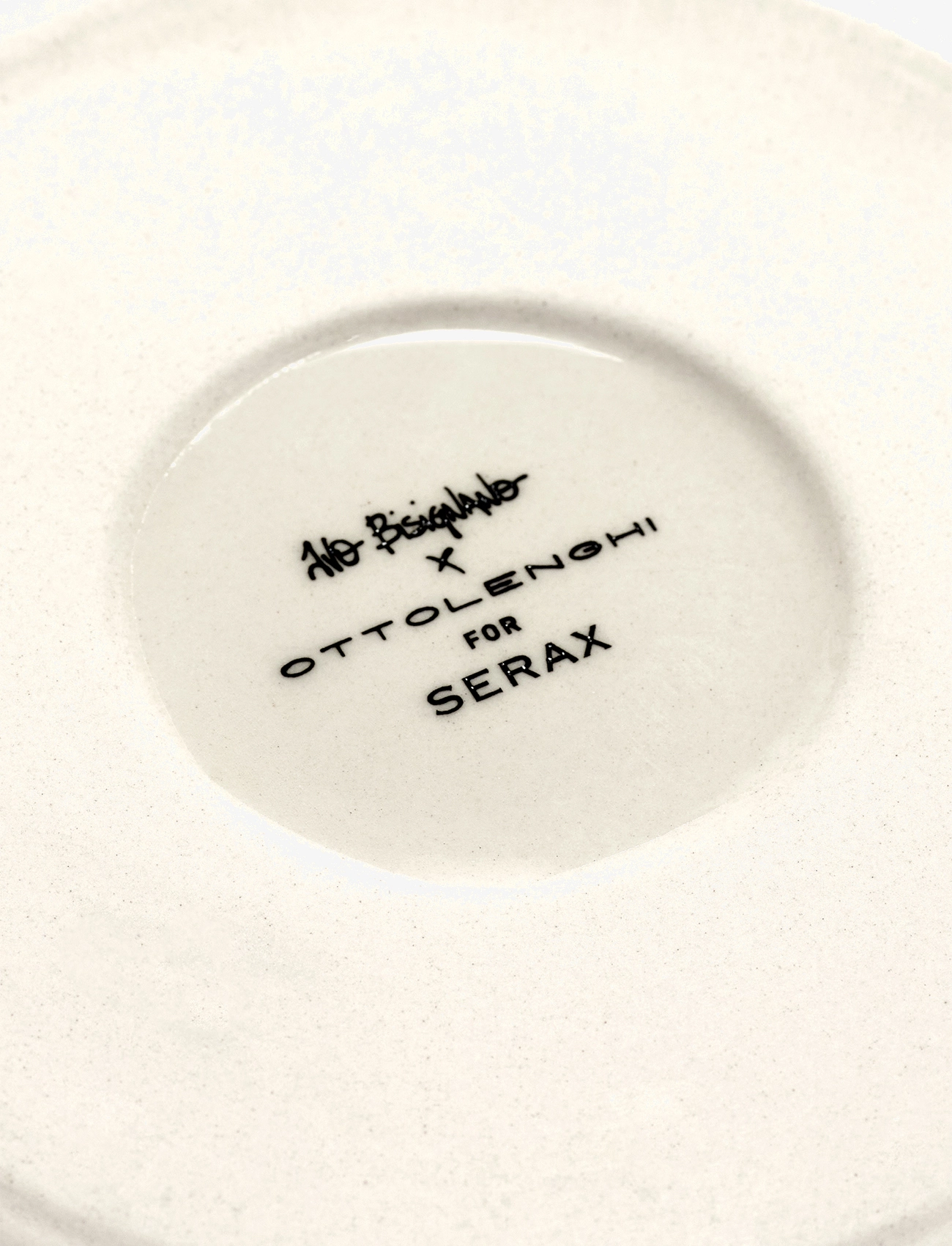 Serax - PLATE L WHITE SWIRL-STRIPES BLUE FEAST BY OTTOLENGHI SET/2 - speiseteller - white - 3