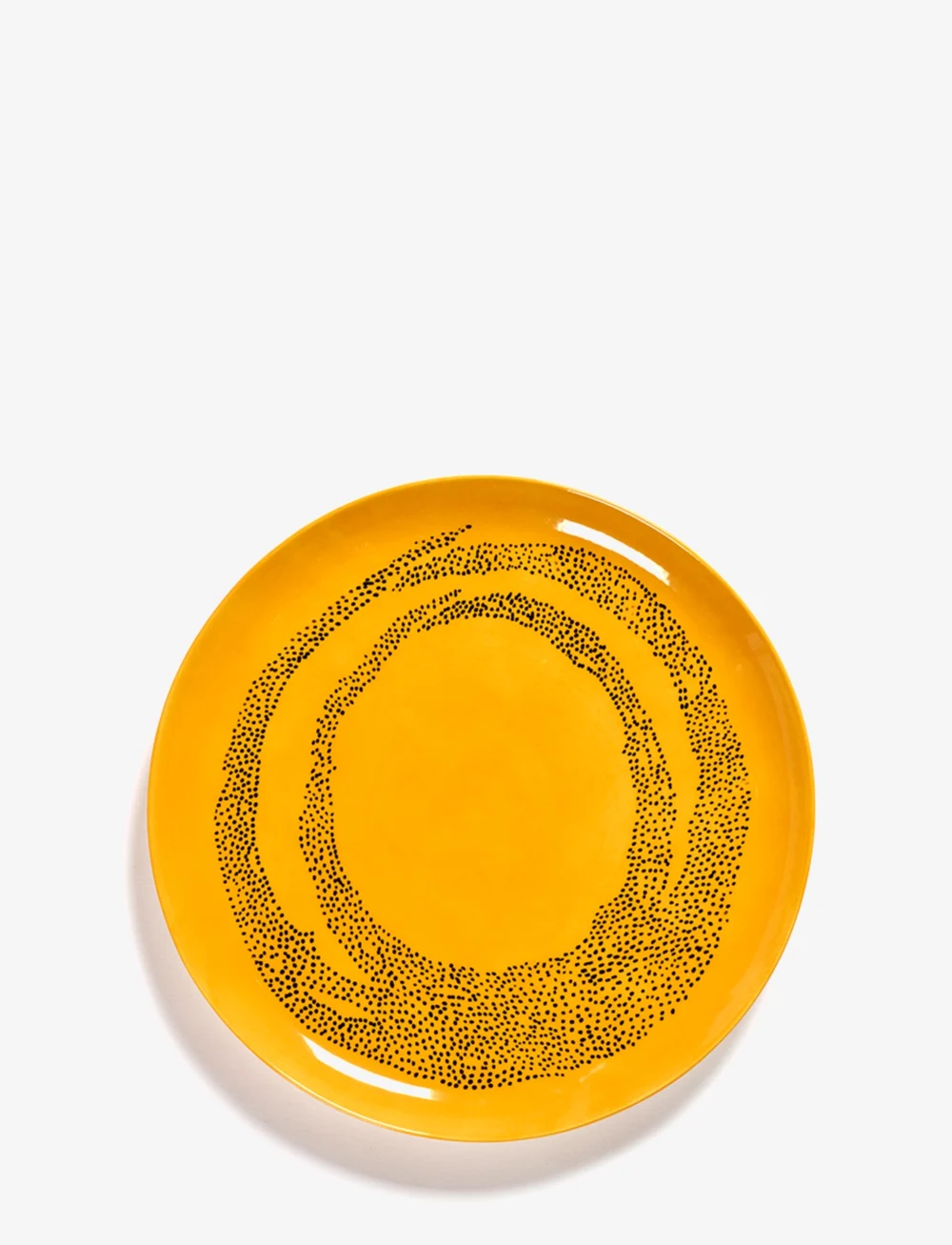 Serax - PLATE L YELLOW-DOTS BLACK FEAST BY OTTOLENGHI SET/2 - nach preis einkaufen - yellow - 2