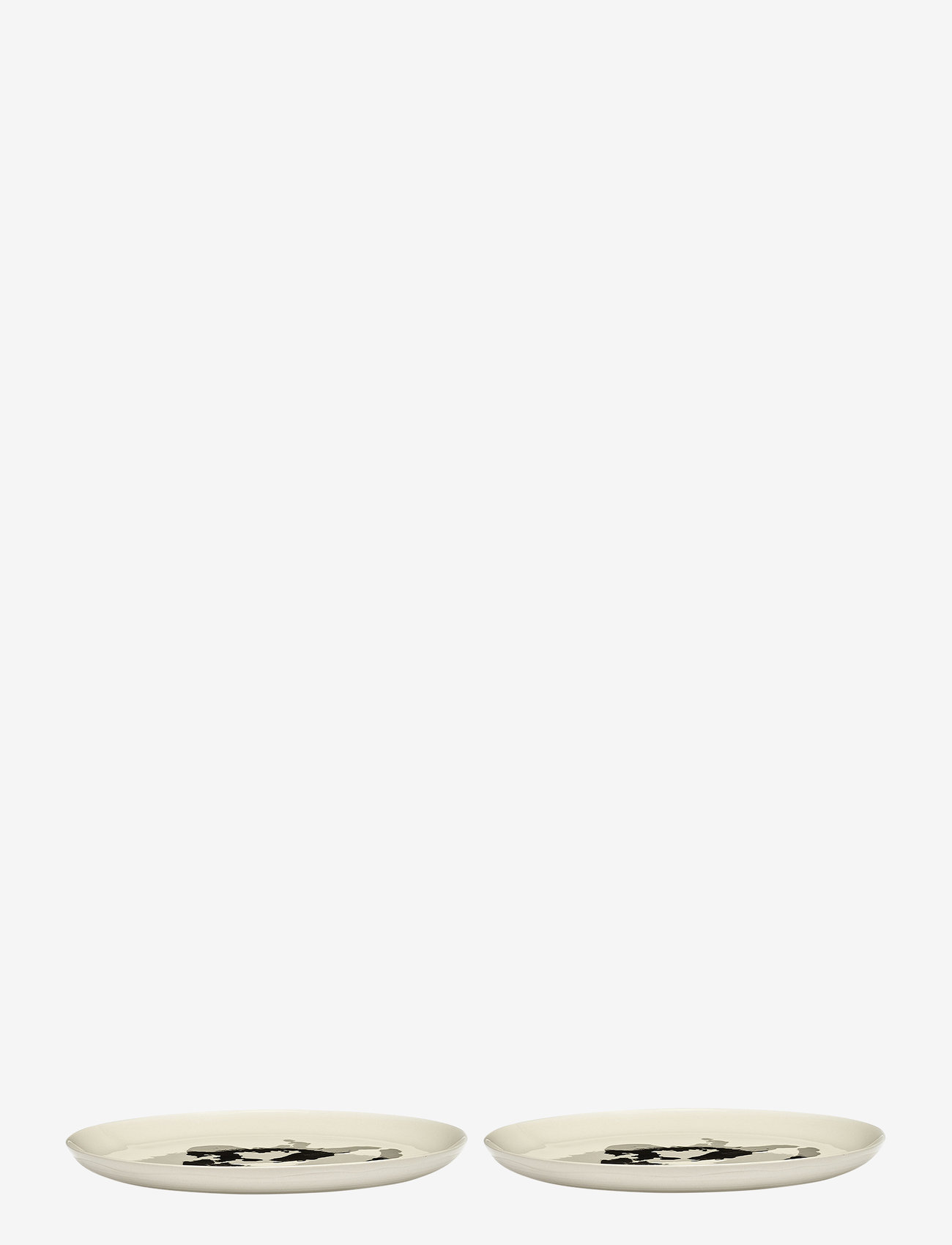 Serax - PLATE L WHITE PEPPER BLACK FEAST BY OTTOLENGHI SET/2 - middagstallerkner - multi-colored - 0