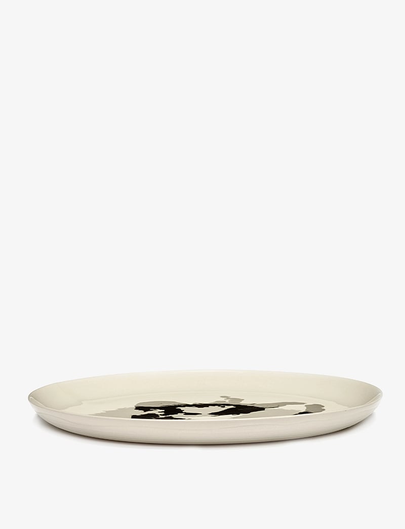 Serax - PLATE L WHITE PEPPER BLACK FEAST BY OTTOLENGHI SET/2 - praetaldrikud - multi-colored - 1