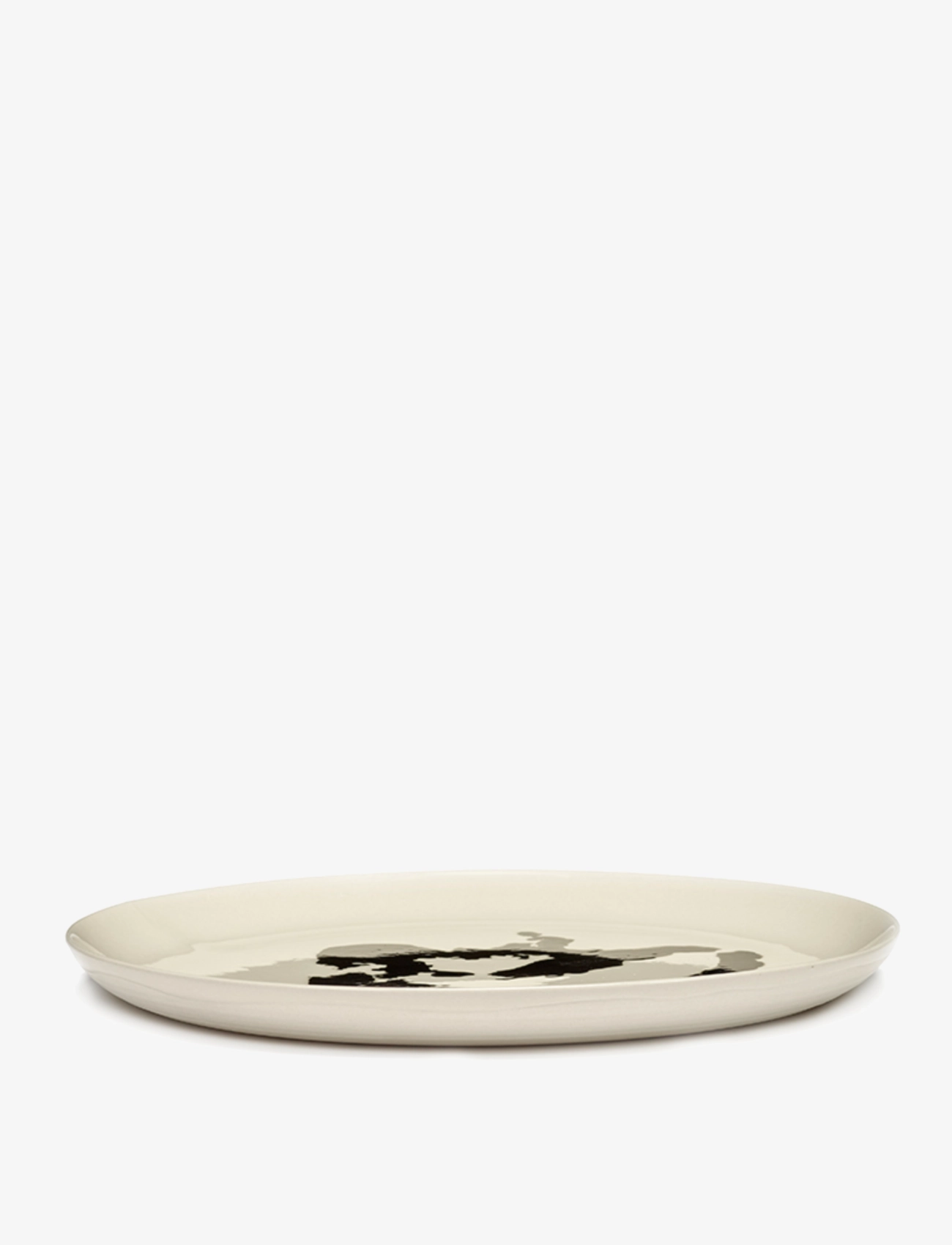 Serax - PLATE L WHITE PEPPER BLACK FEAST BY OTTOLENGHI SET/2 - dinner plates - multi-colored - 1