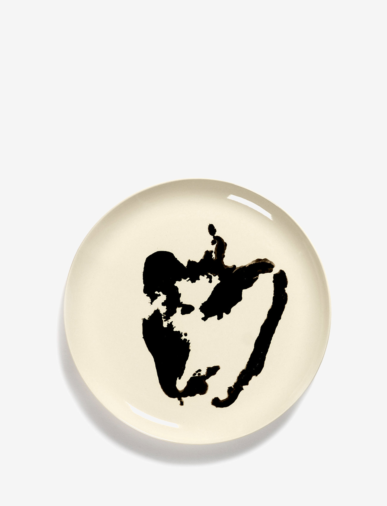 Serax - PLATE L WHITE PEPPER BLACK FEAST BY OTTOLENGHI SET/2 - middagstallerkner - multi-colored - 2