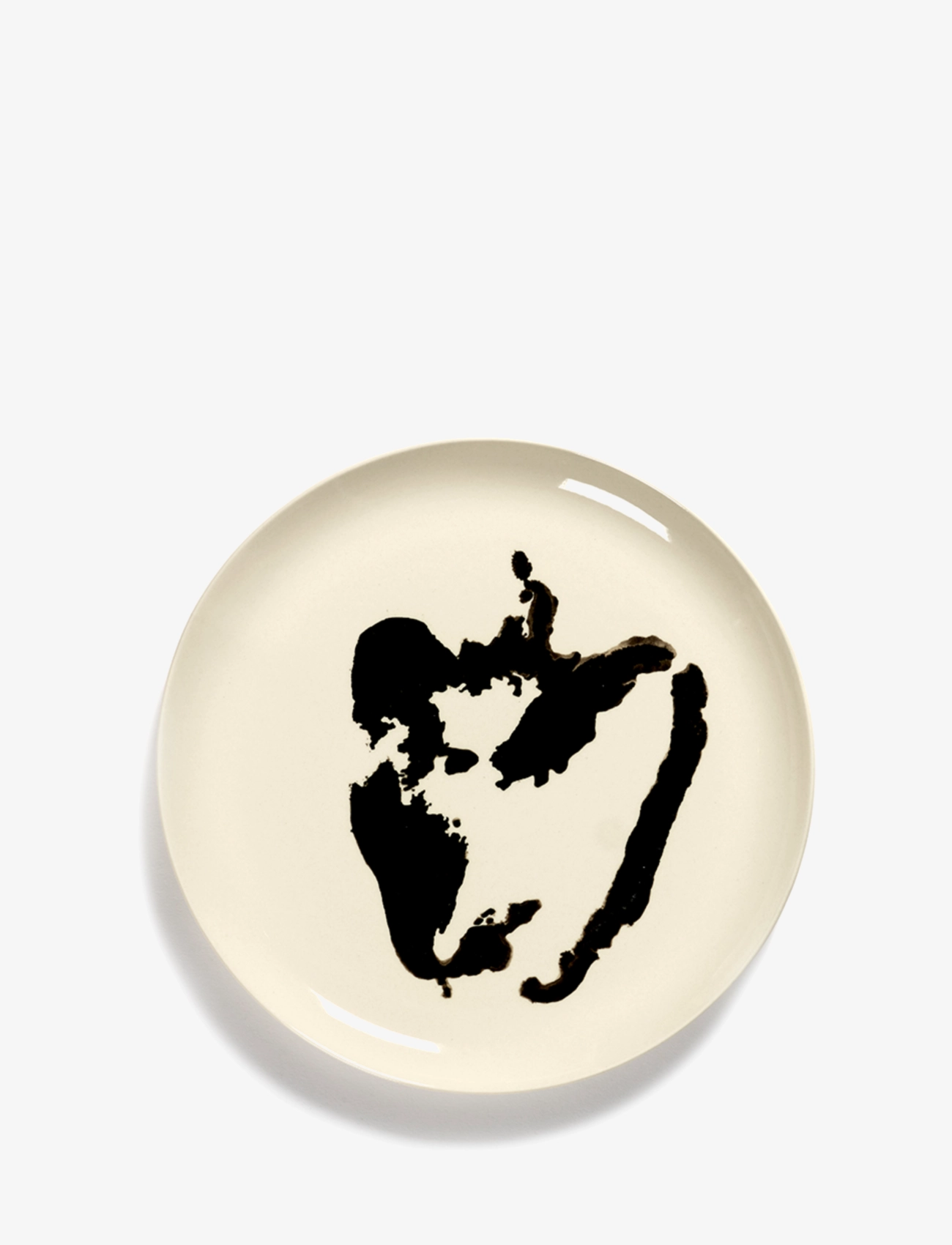 Serax - PLATE L WHITE PEPPER BLACK FEAST BY OTTOLENGHI SET/2 - dinner plates - multi-colored - 2
