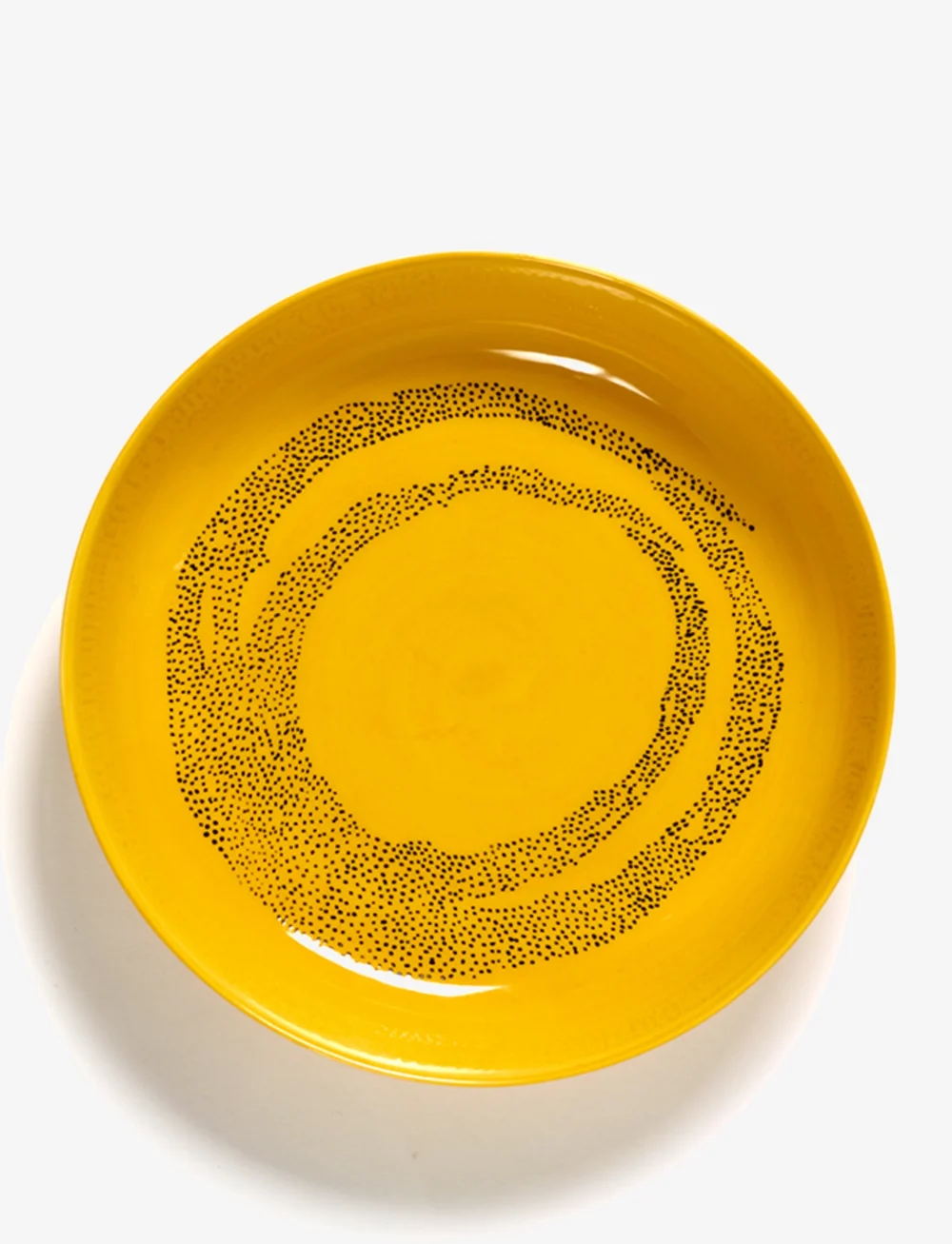 Serax - PLATE HIGH YELLOW-DOTS BLACK FEAST BY OTTOLENGHI SET/2 - osta hinna alusel - yellow - 1