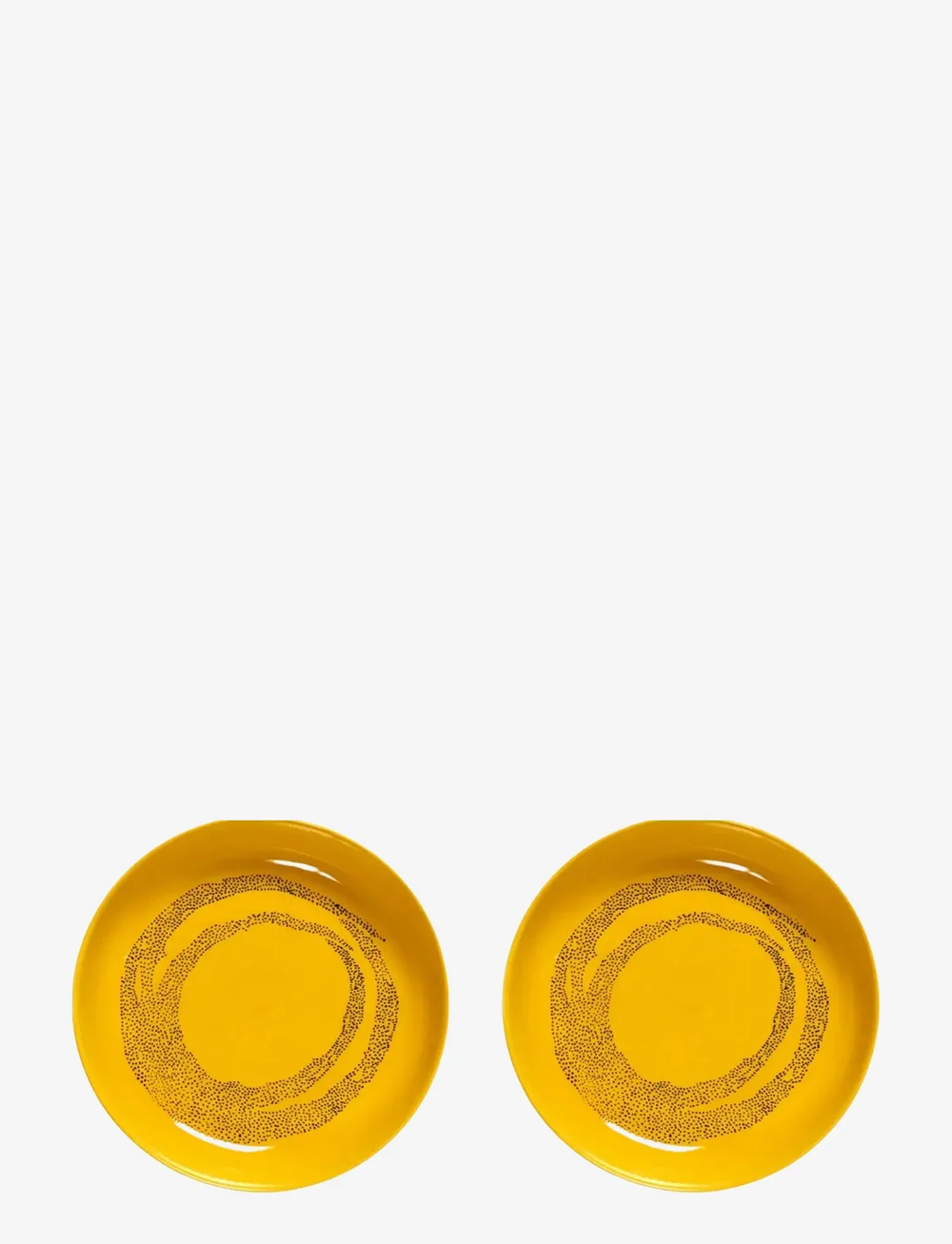 Serax - PLATE HIGH YELLOW-DOTS BLACK FEAST BY OTTOLENGHI SET/2 - osta hinna alusel - yellow - 0