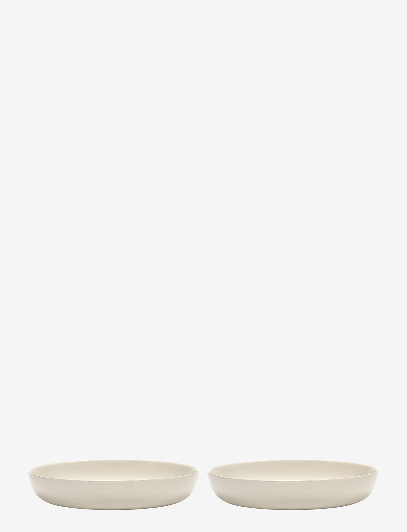 Serax - PLATE HIGH WHITE PEPPER BLACK FEAST BY OTTOLENGHI SET/2 - nach preis einkaufen - white - 0