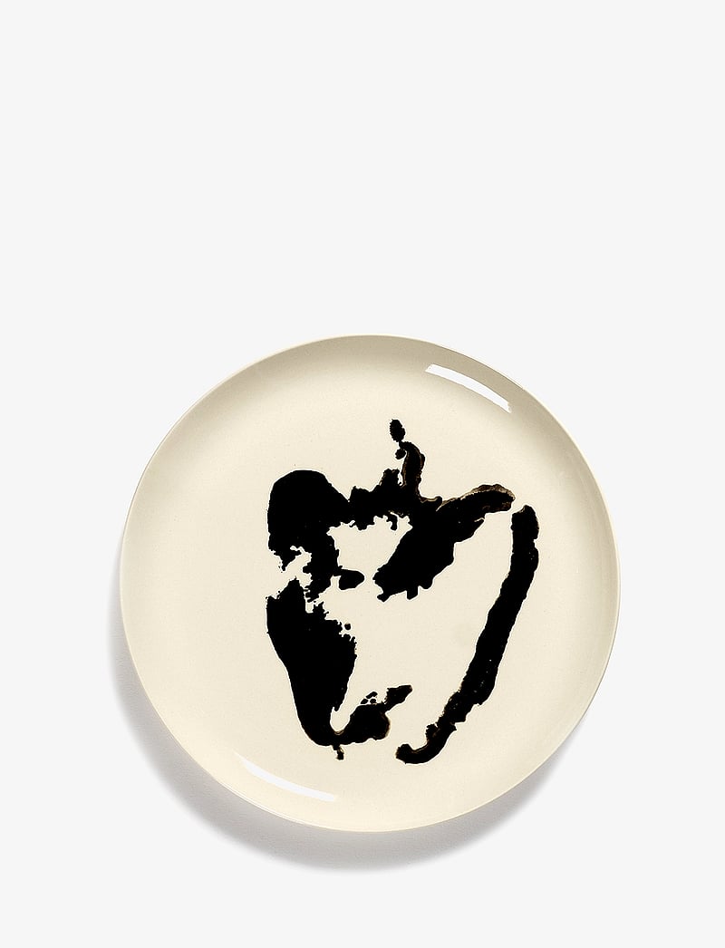 Serax - PLATE HIGH WHITE PEPPER BLACK FEAST BY OTTOLENGHI SET/2 - nach preis einkaufen - white - 2